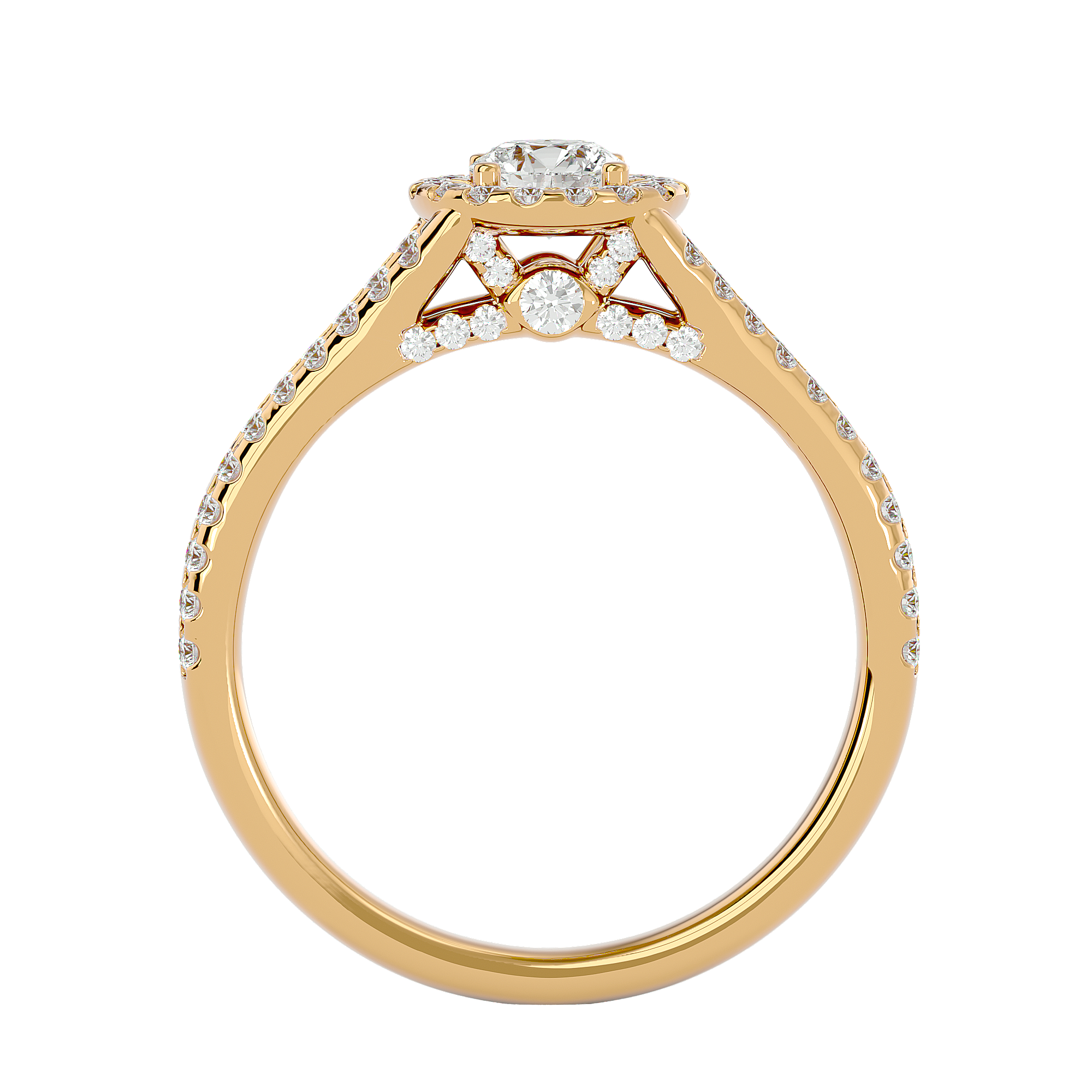 HOH Jolie Diamond Halo Ring