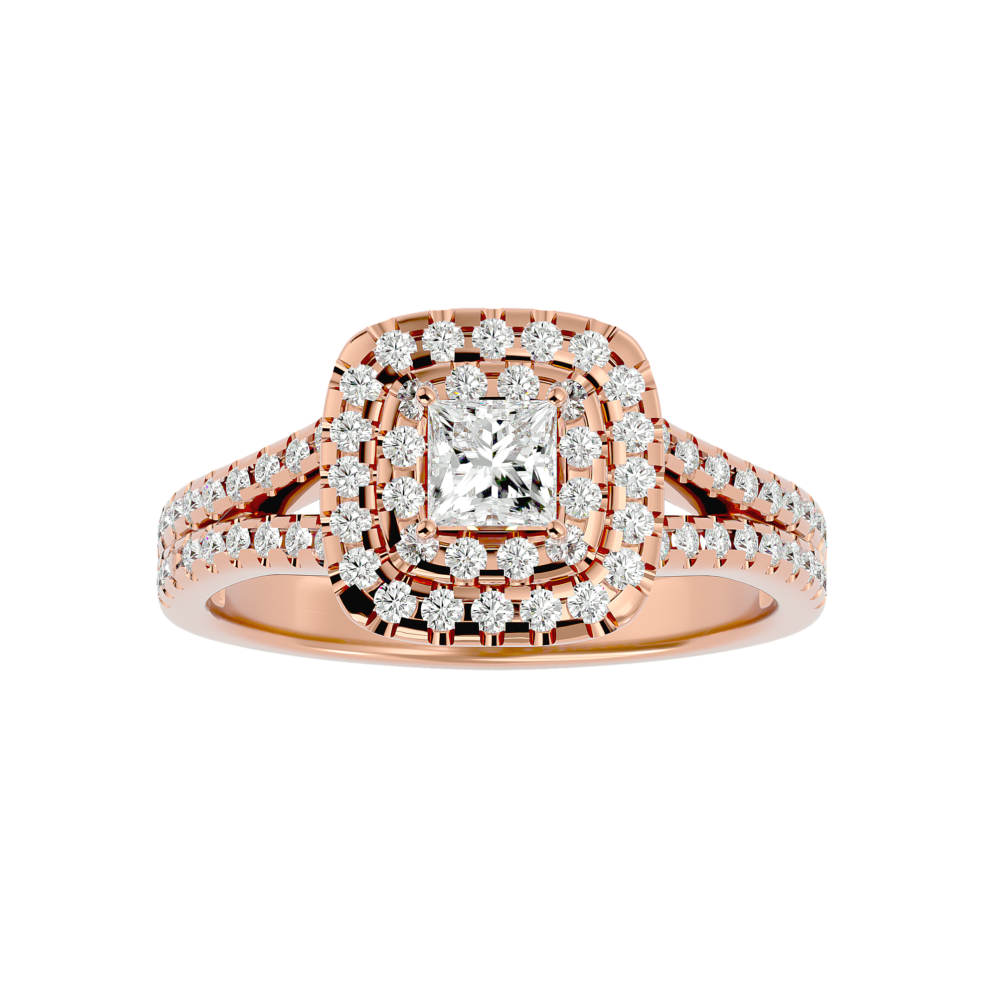 HOH Evianna Diamond Halo Ring