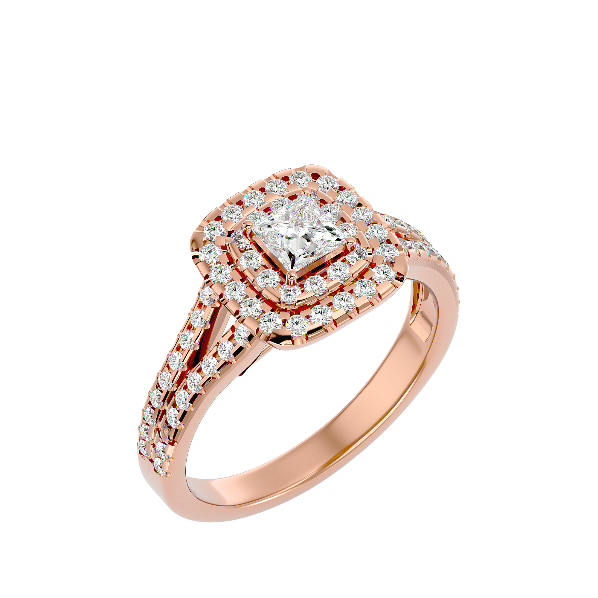 HOH Evianna Diamond Halo Ring