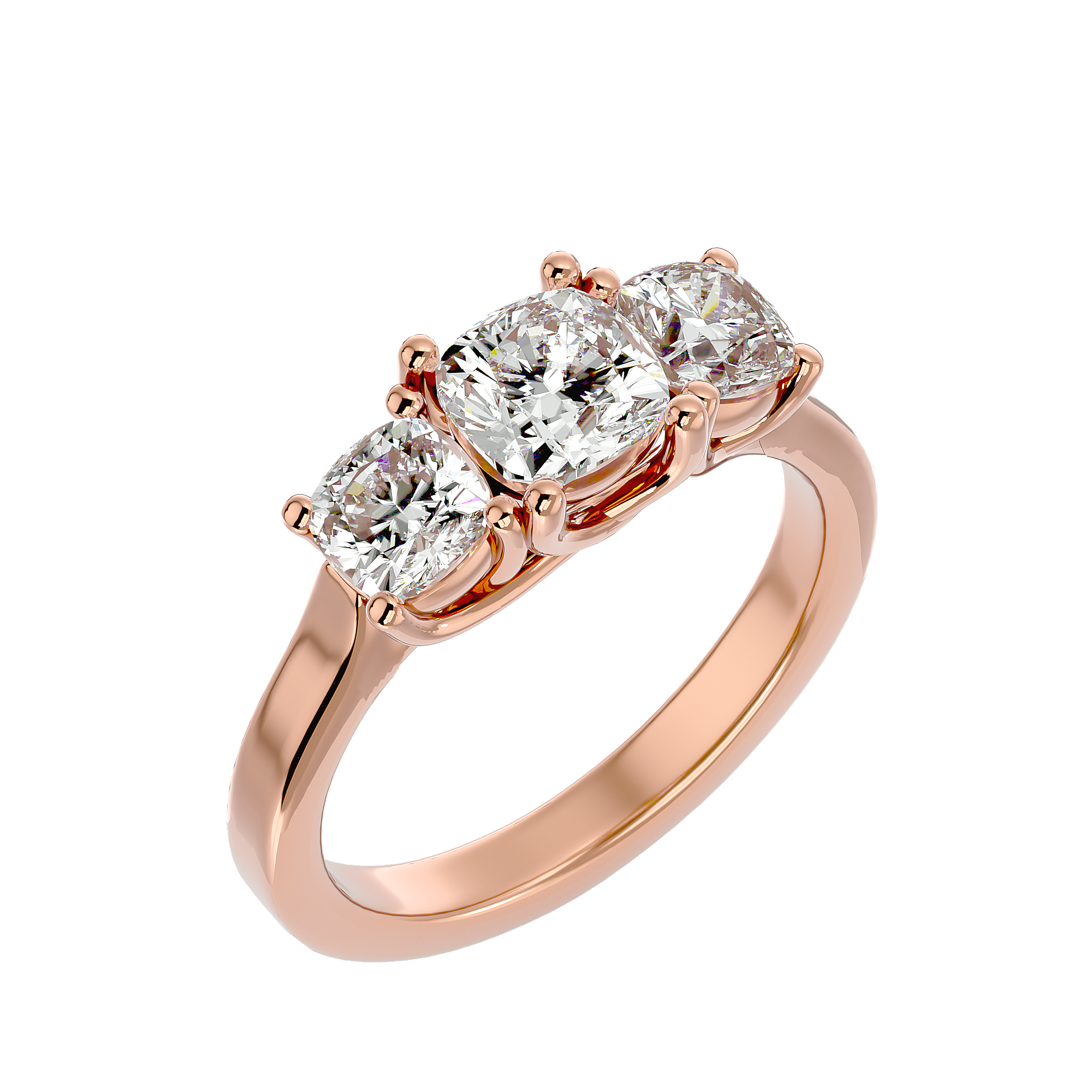 HOH Eva Diamond Three Stone Ring