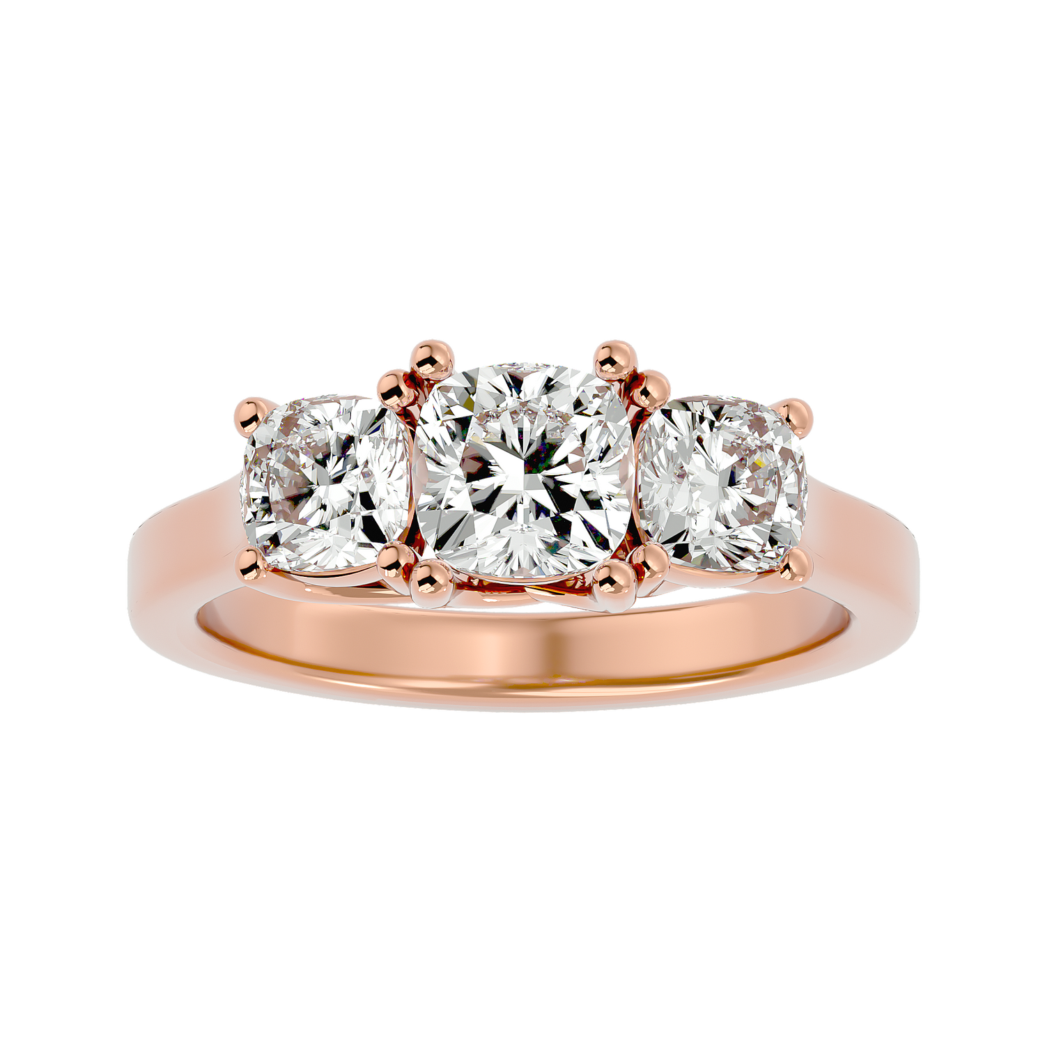 HOH Eva Diamond Three Stone Ring