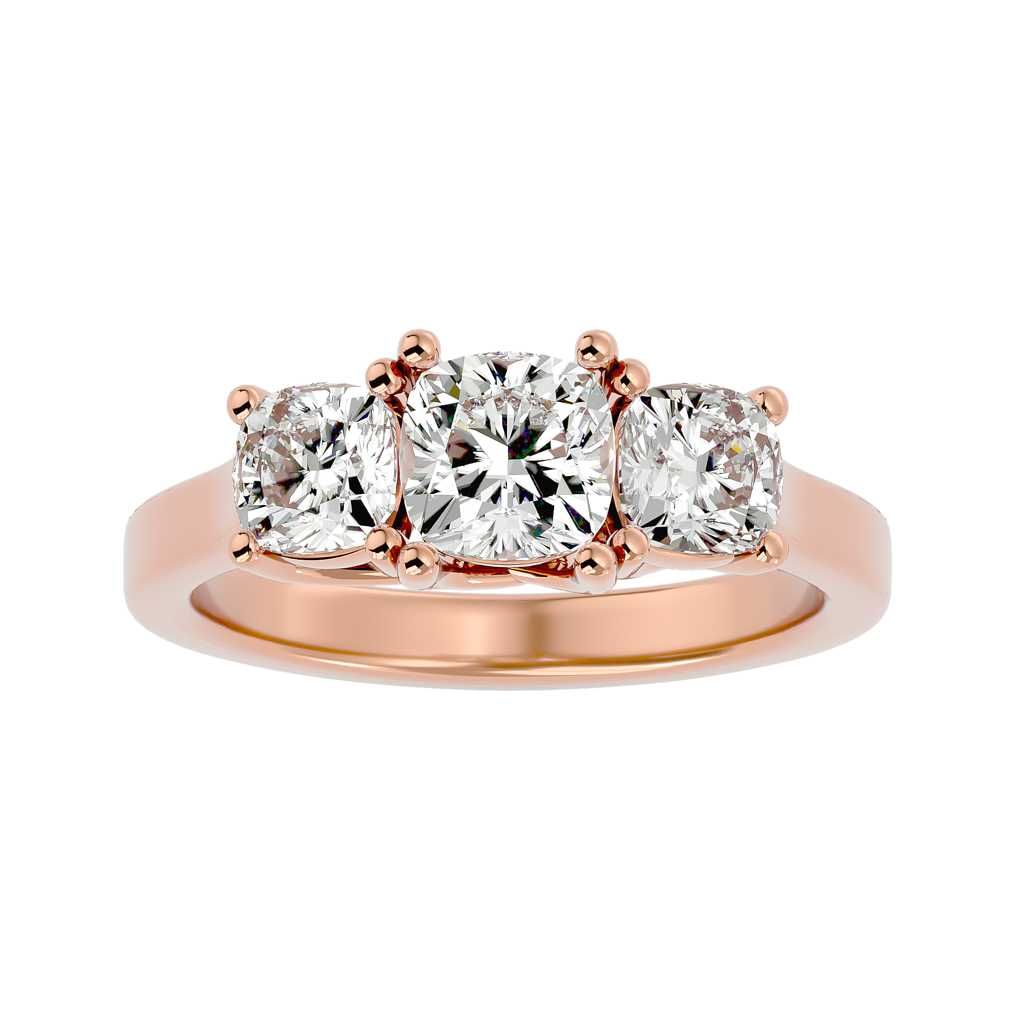 HOH Eva Diamond Three Stone Ring