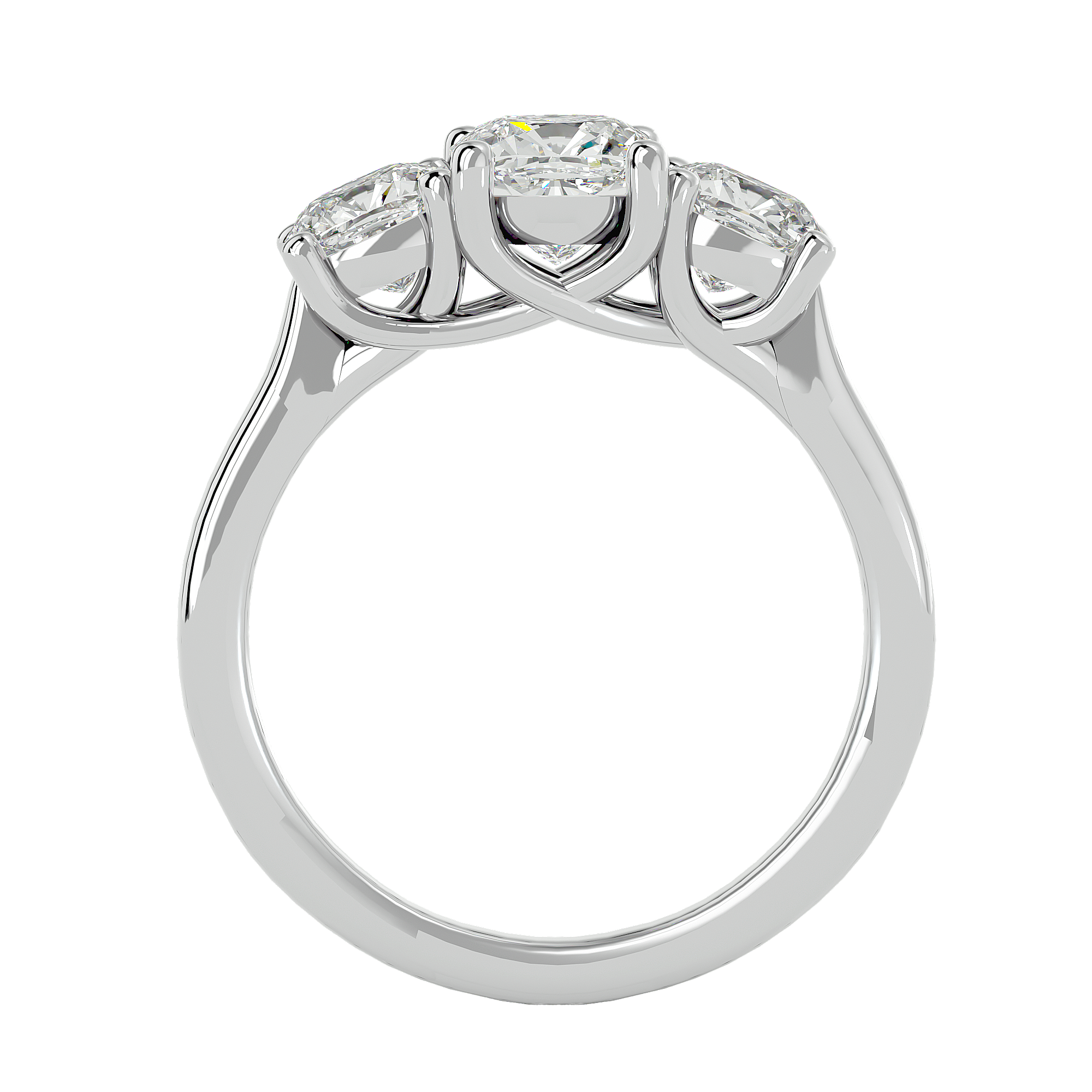 HOH Eva Diamond Three Stone Ring