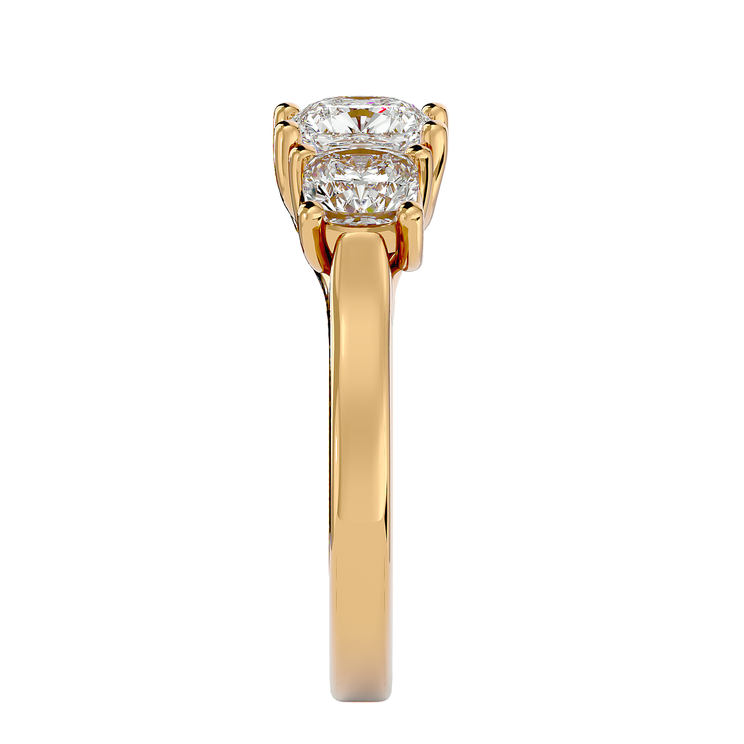HOH Eva Diamond Three Stone Ring