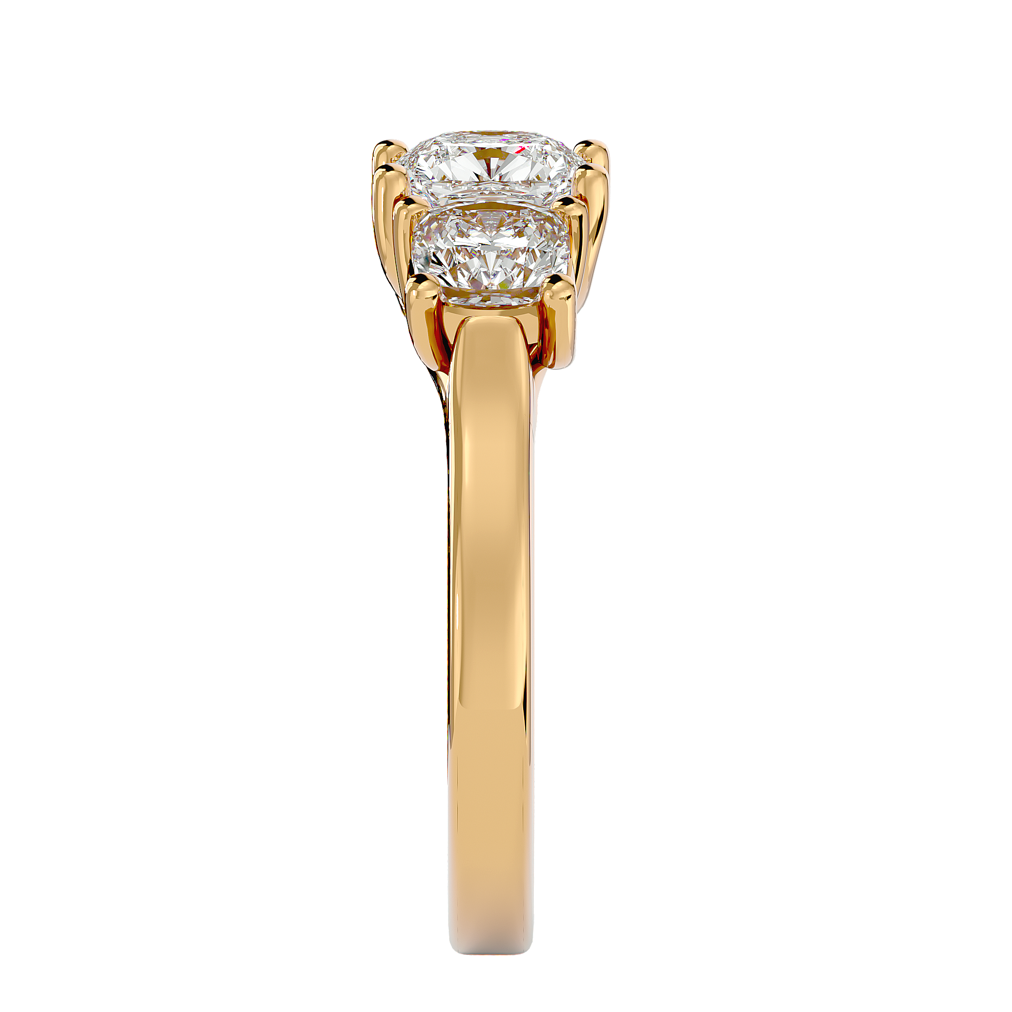 HOH Eva Diamond Three Stone Ring