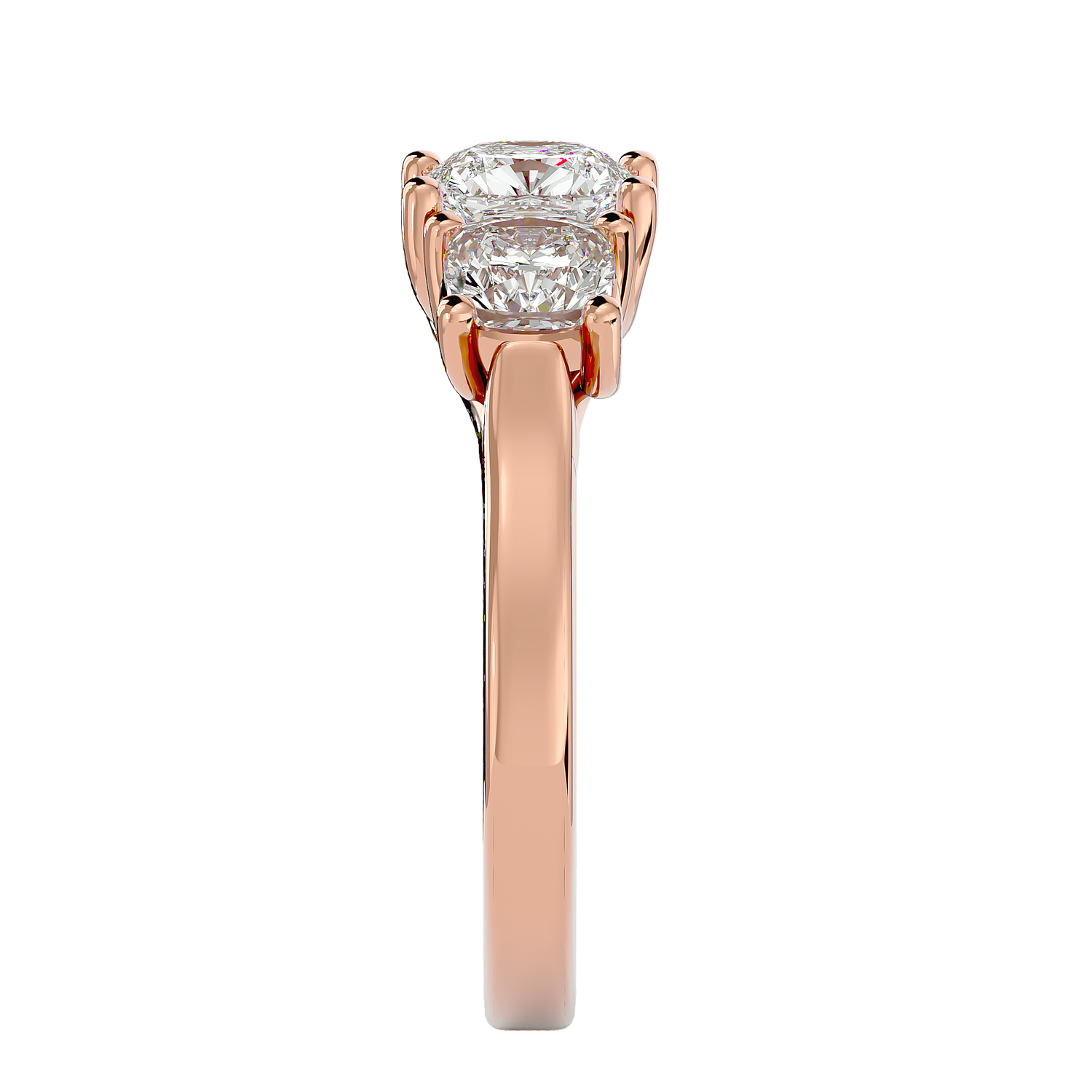 HOH Eva Diamond Three Stone Ring