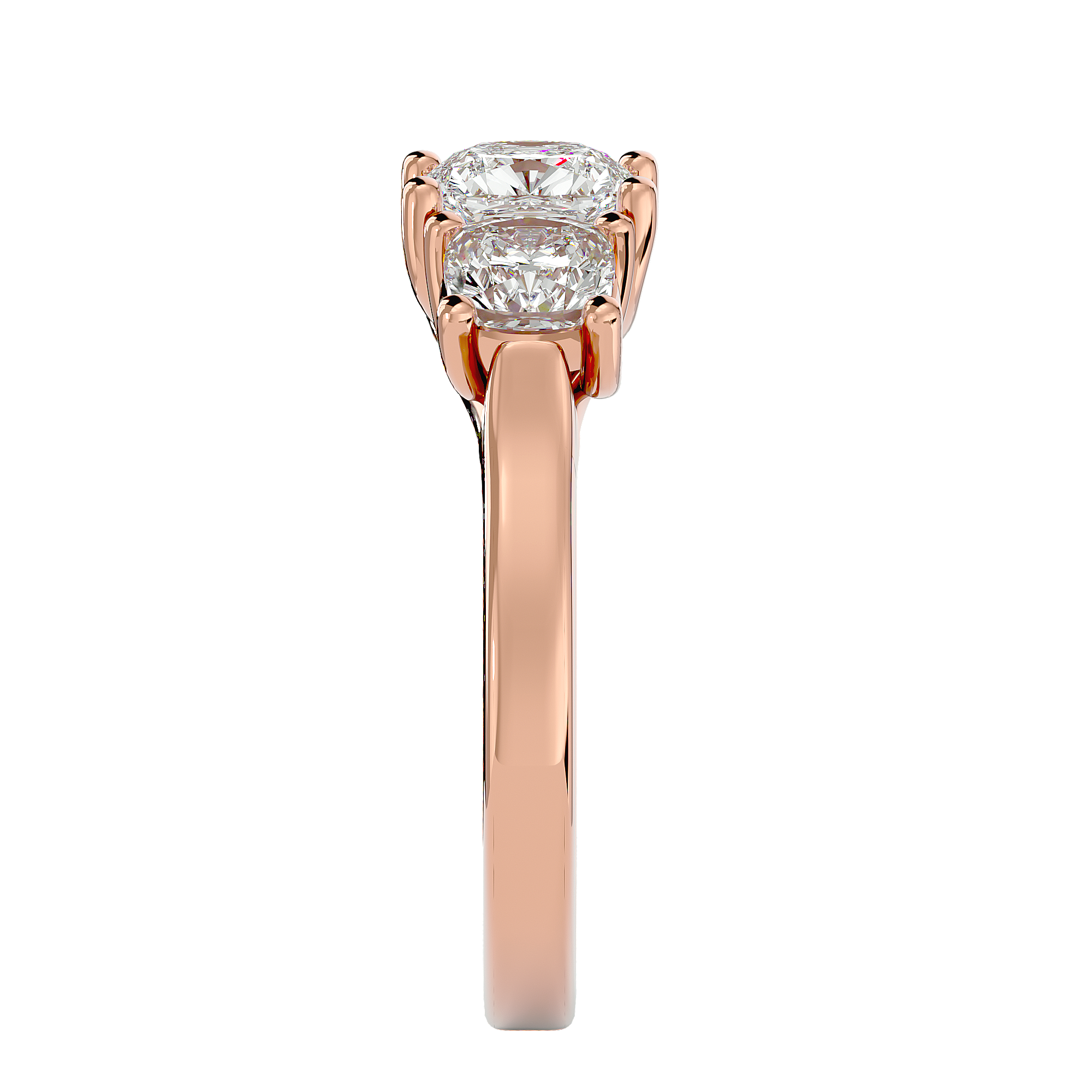 HOH Eva Diamond Three Stone Ring