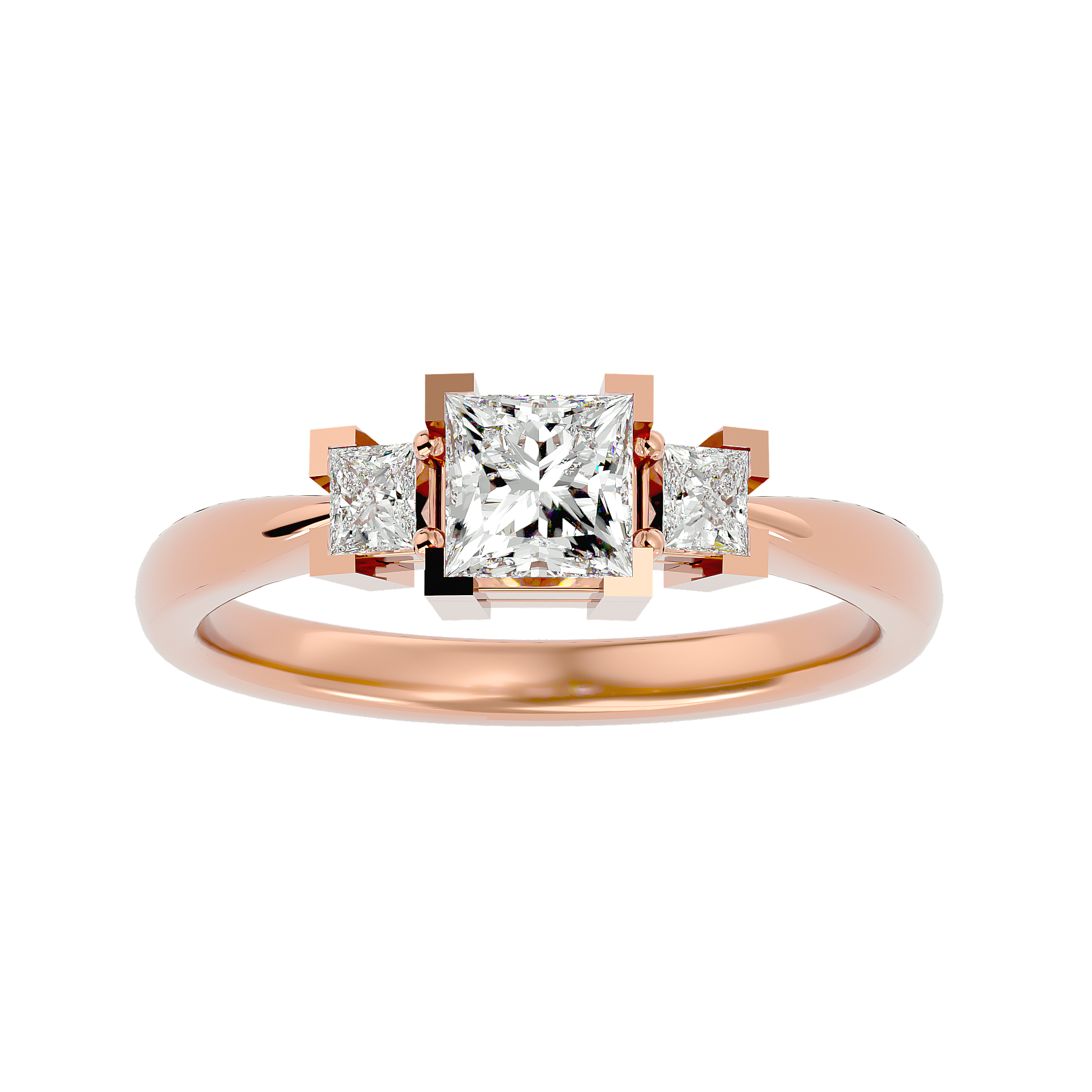 HOH Melrose Diamond Three Stone Ring