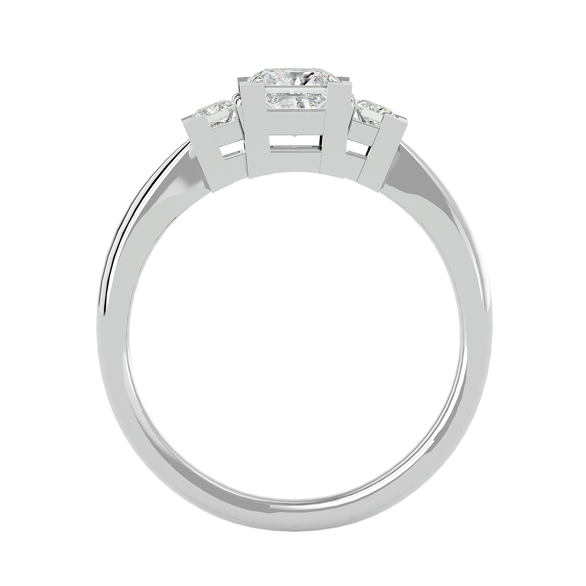 HOH Melrose Diamond Three Stone Ring
