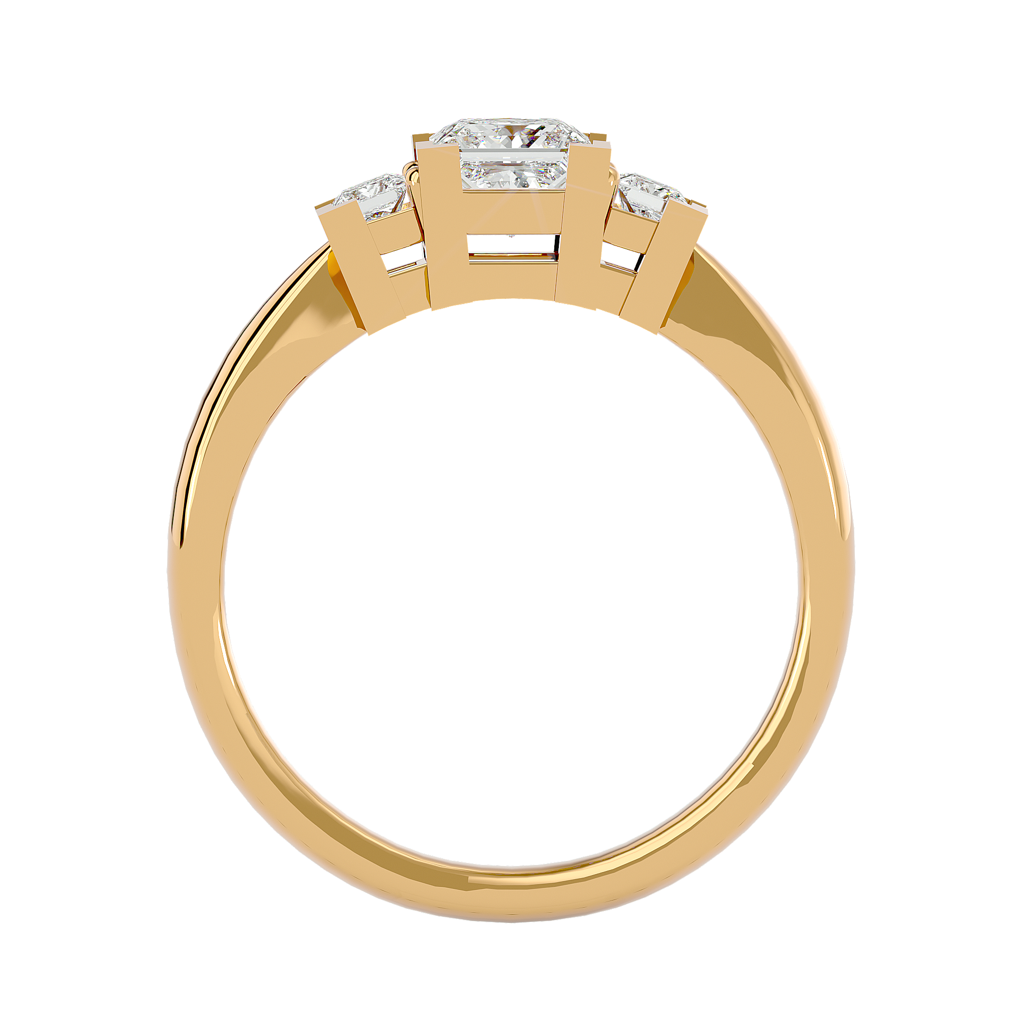 HOH Melrose Diamond Three Stone Ring