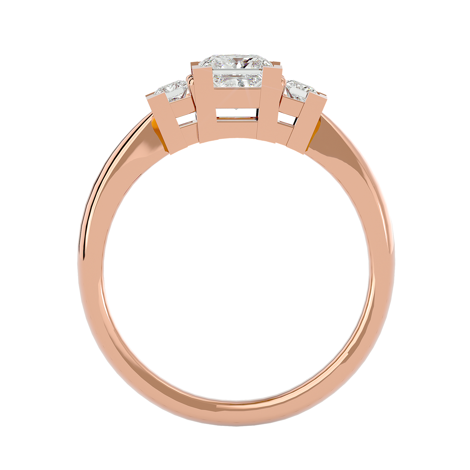 HOH Melrose Diamond Three Stone Ring