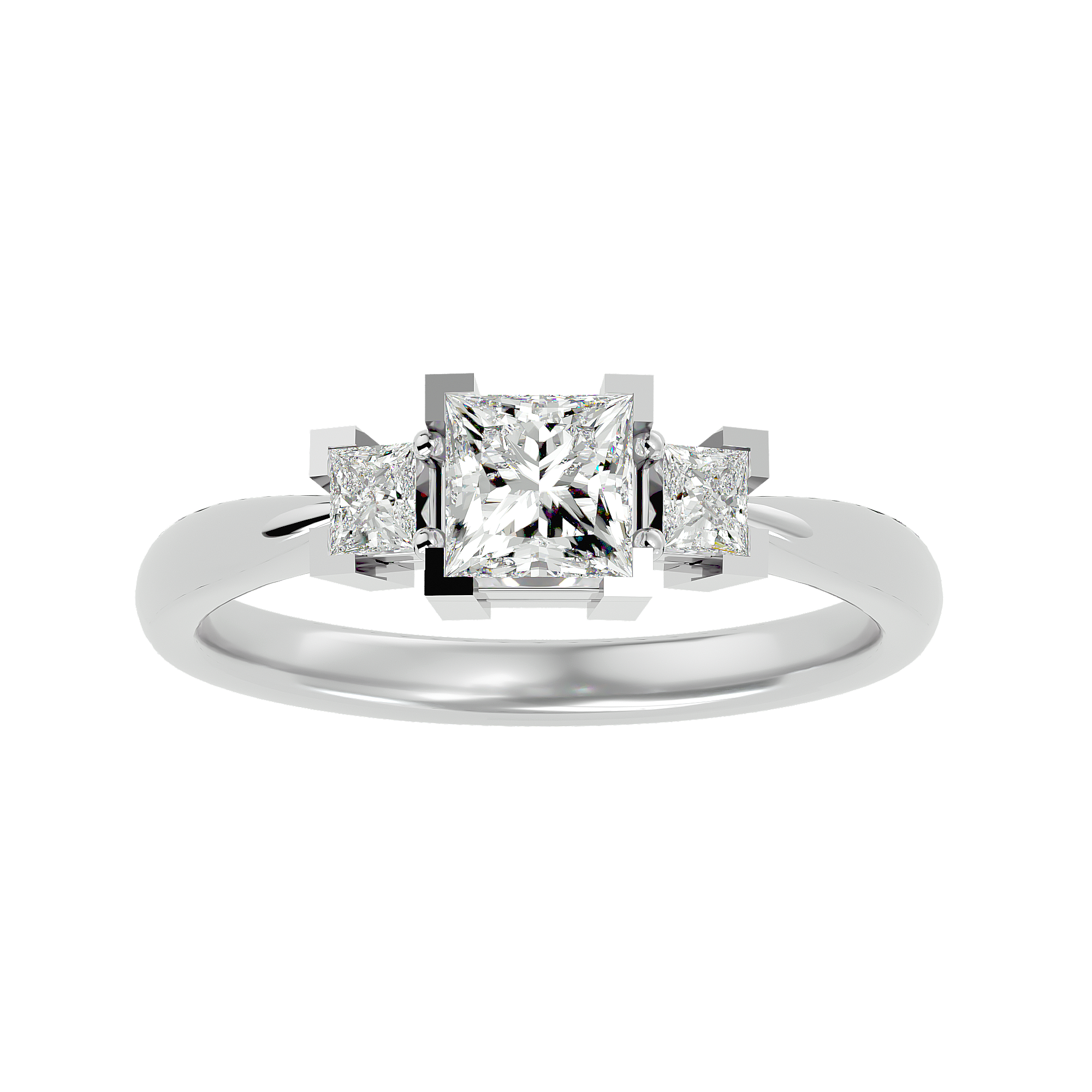 HOH Melrose Diamond Three Stone Ring
