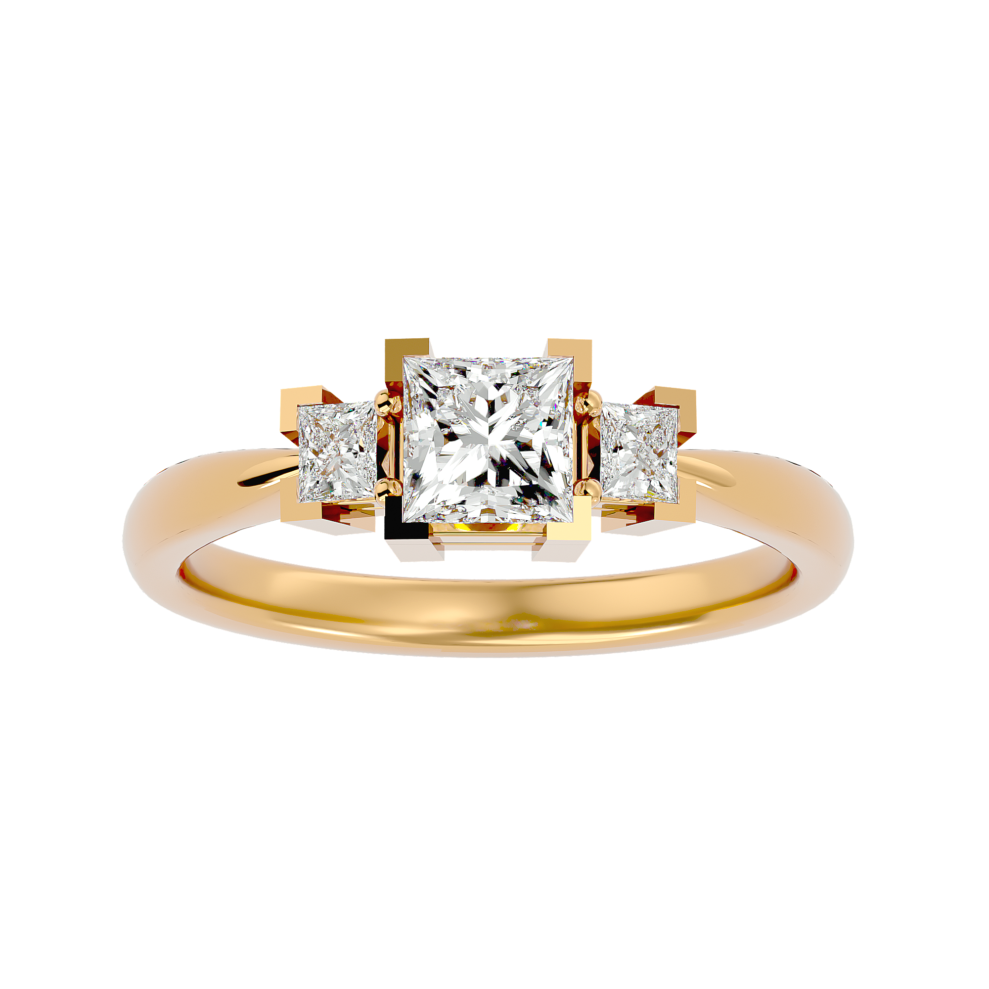 HOH Melrose Diamond Three Stone Ring