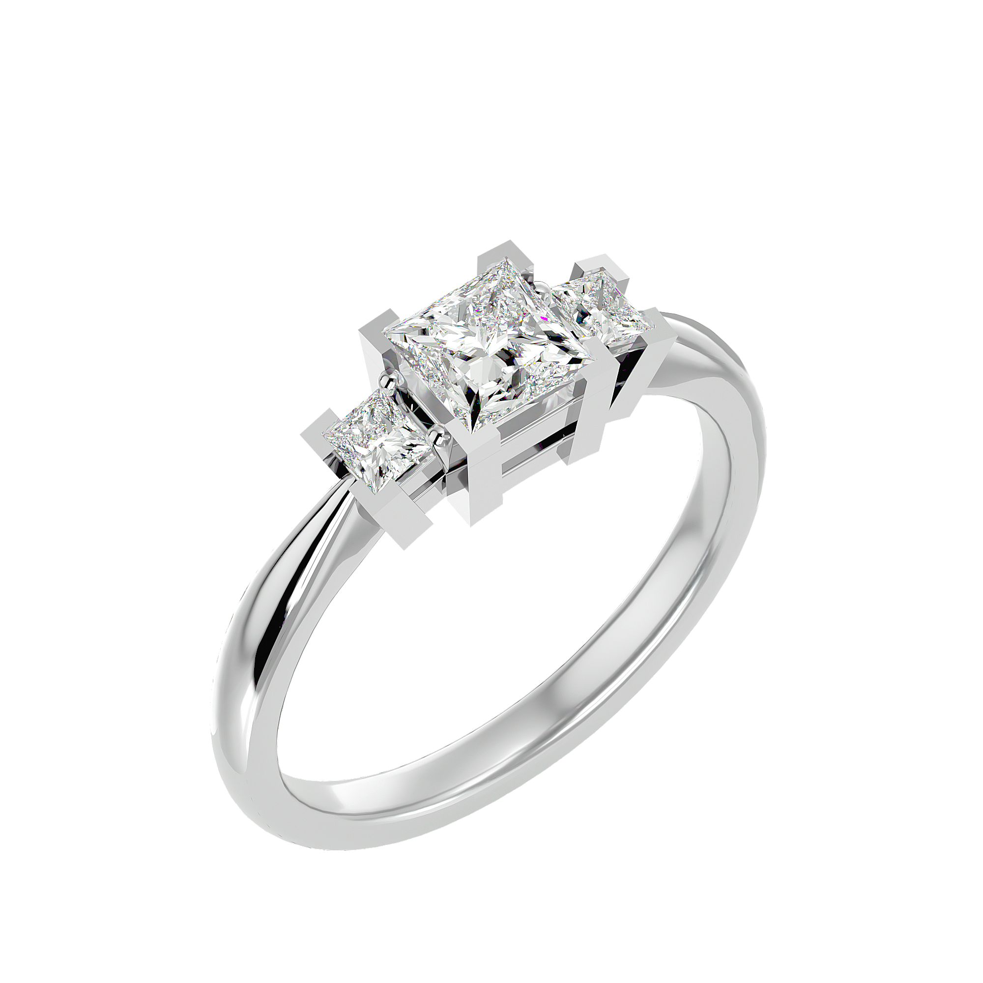 HOH Melrose Diamond Three Stone Ring