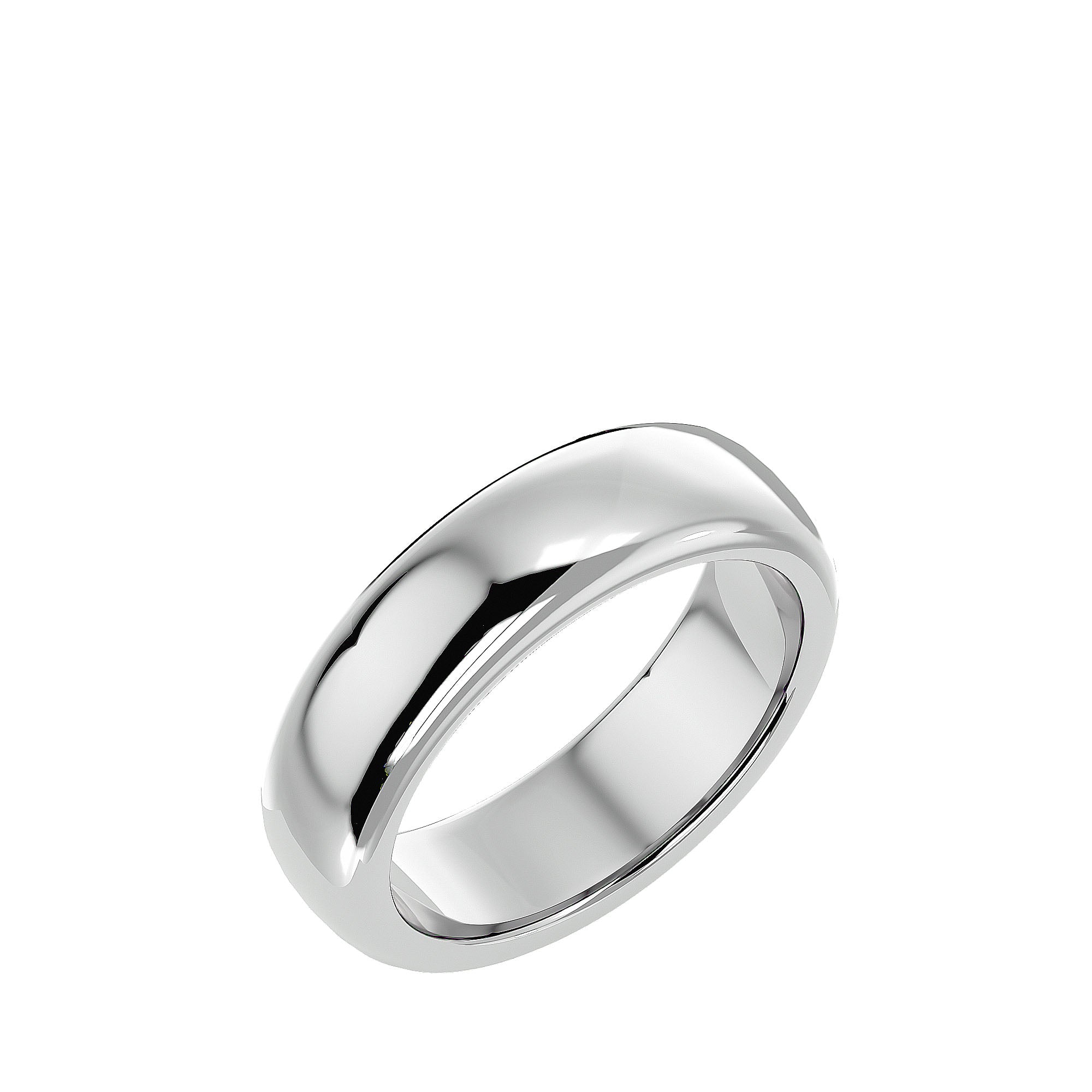 HOH Hanson Solid Gold Mens Wedding Band