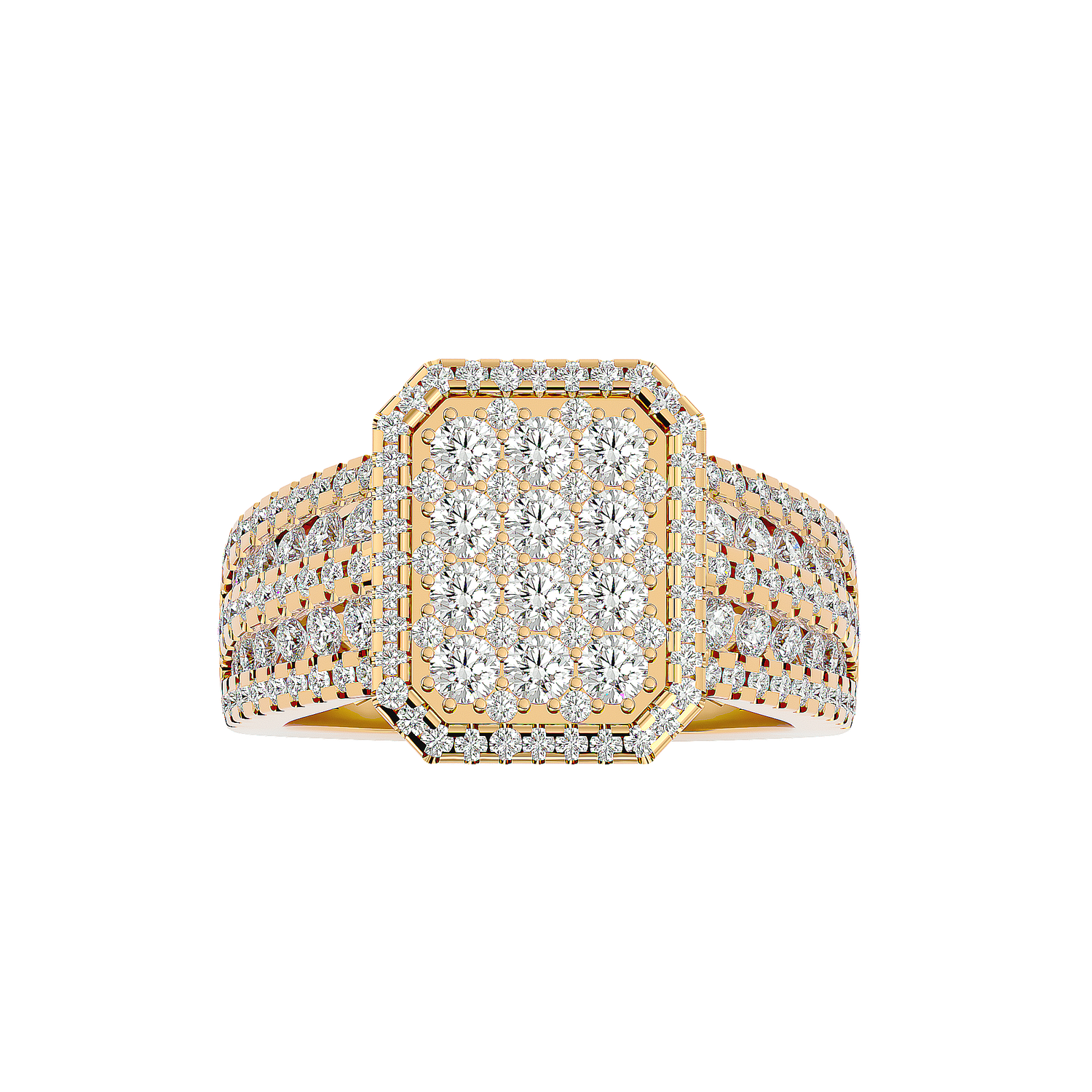 HOH Nathan Diamond Mens Rings