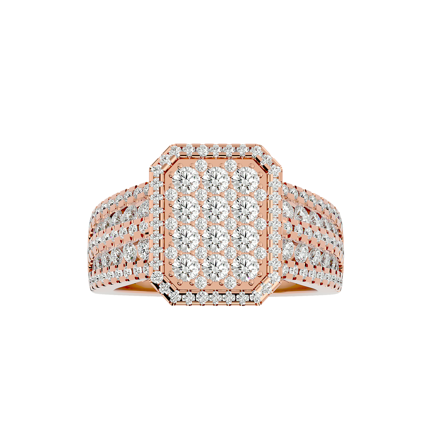 HOH Nathan Diamond Mens Rings