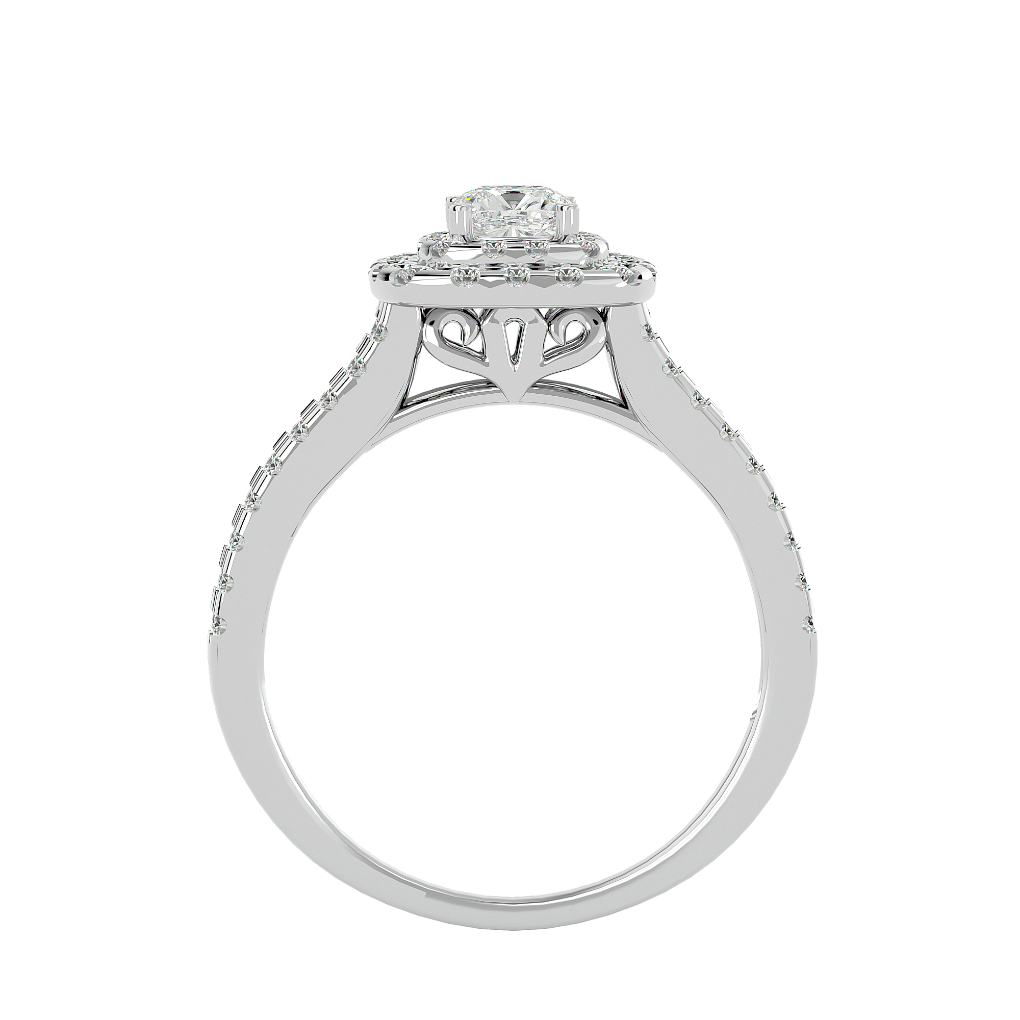 HOH Genevieve Diamond Halo Ring