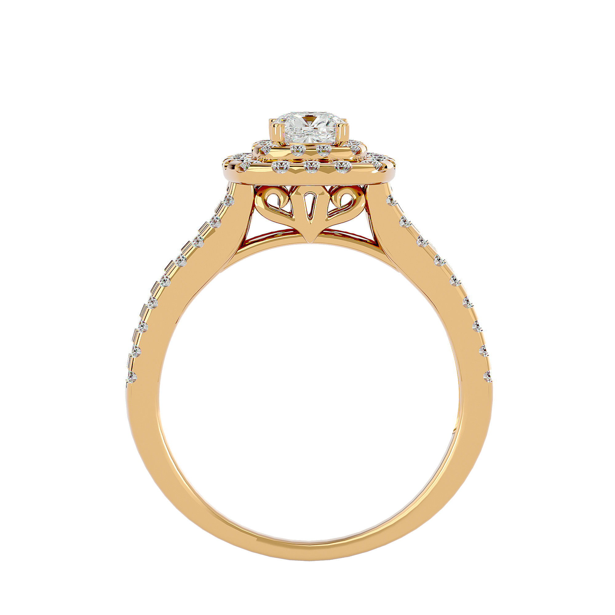 HOH Genevieve Diamond Halo Ring