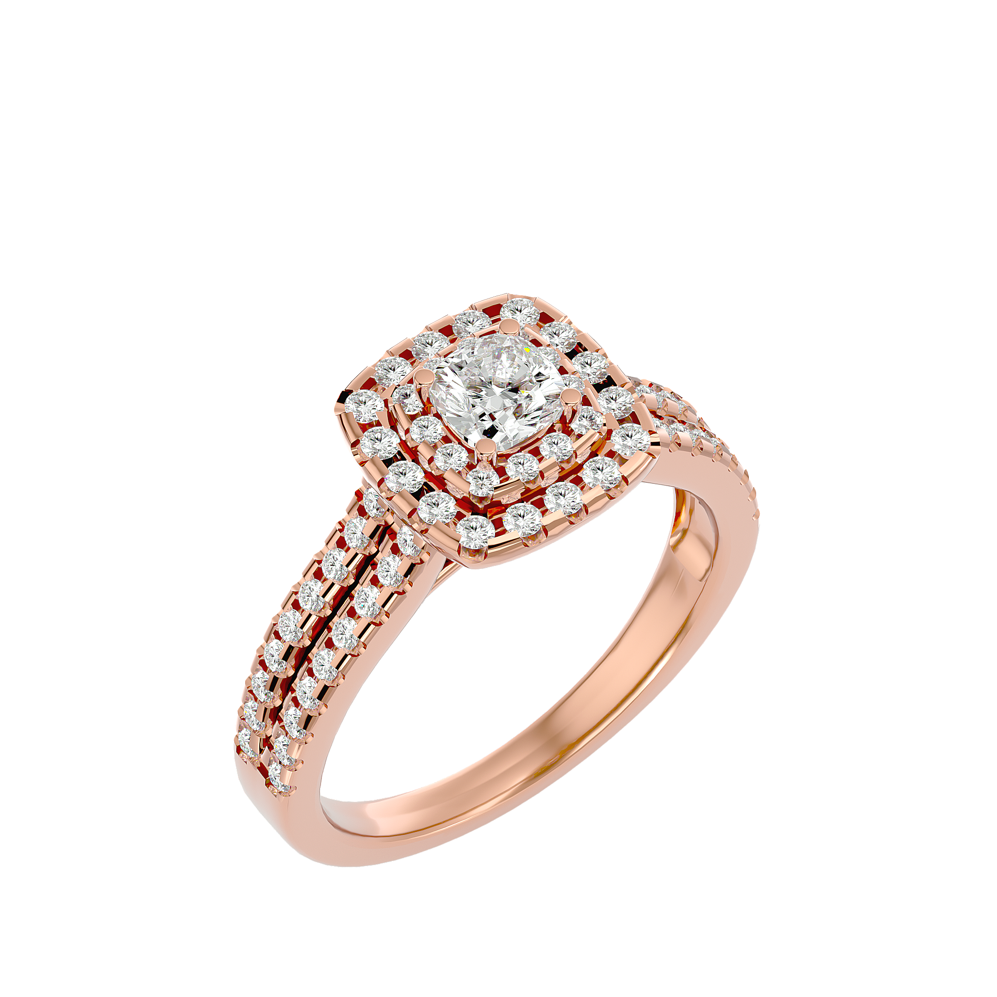 HOH Genevieve Diamond Halo Ring