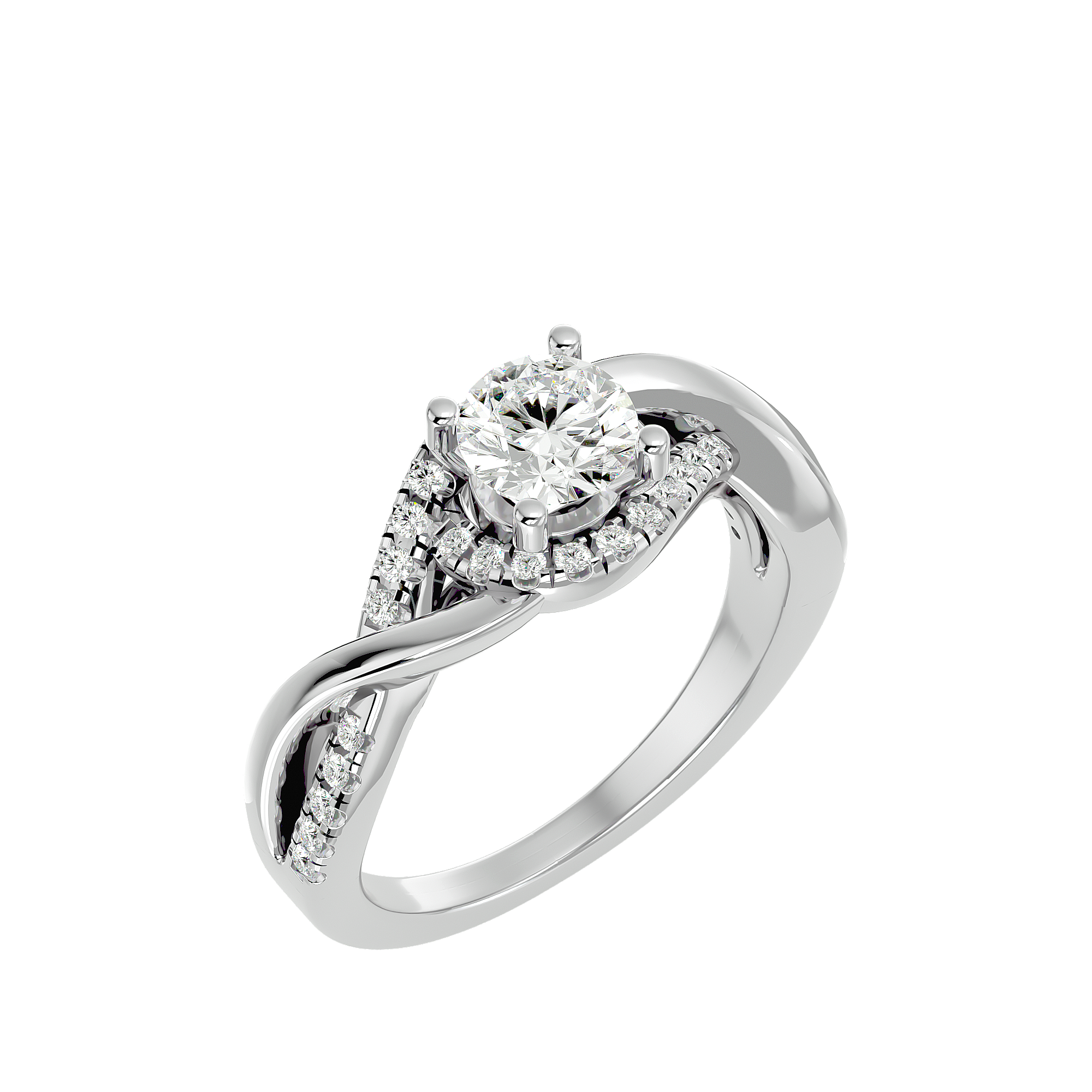 HOH Jacqueline Diamond Halo Ring