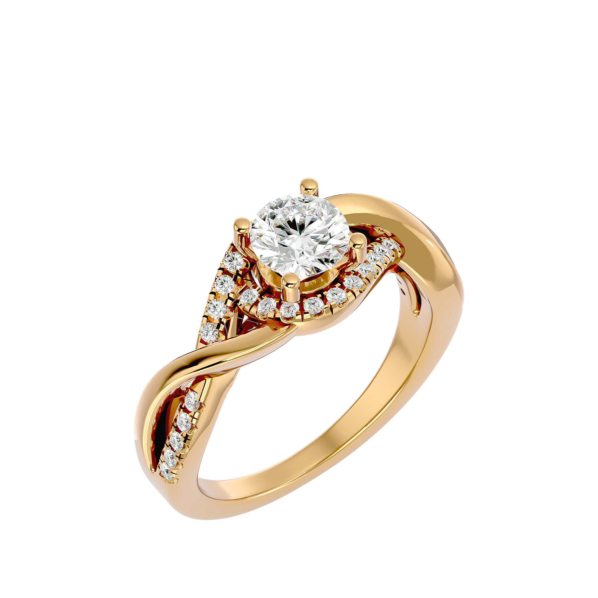 HOH Jacqueline Diamond Halo Ring