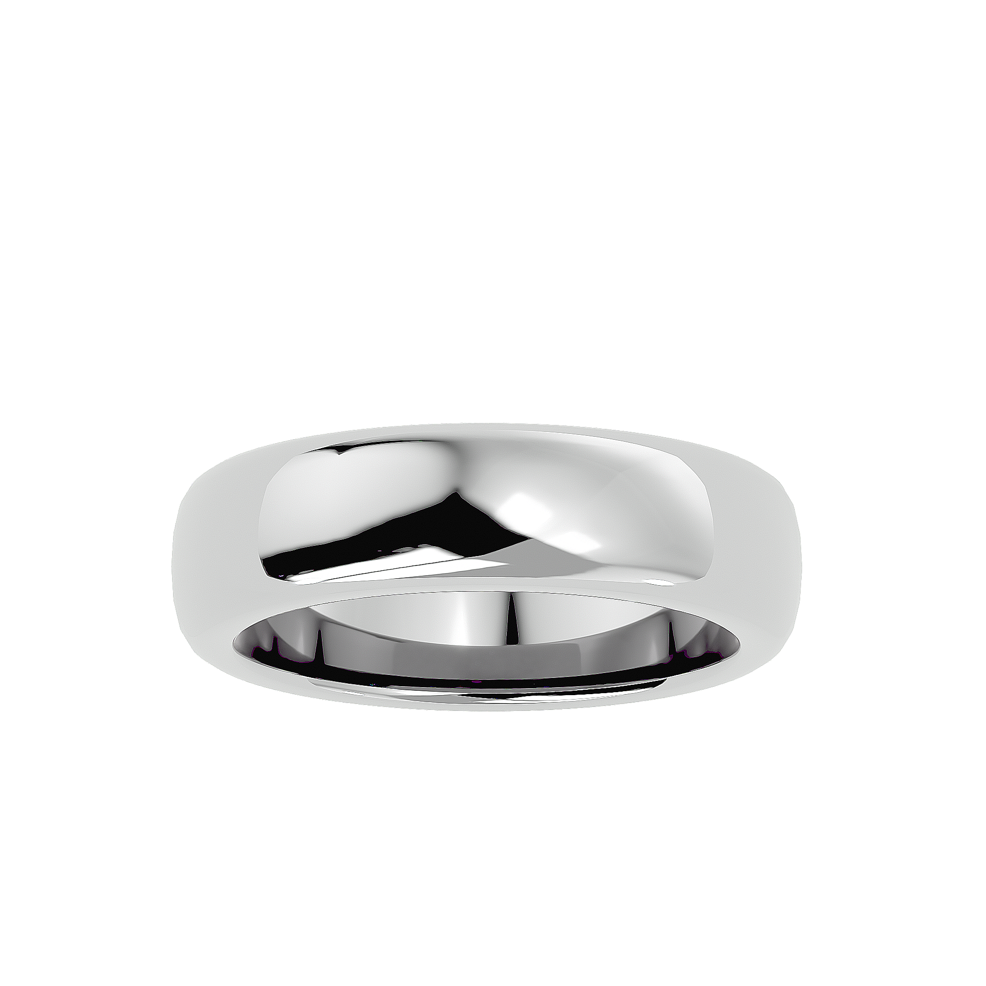 HOH Hanson Solid Gold Mens Wedding Band