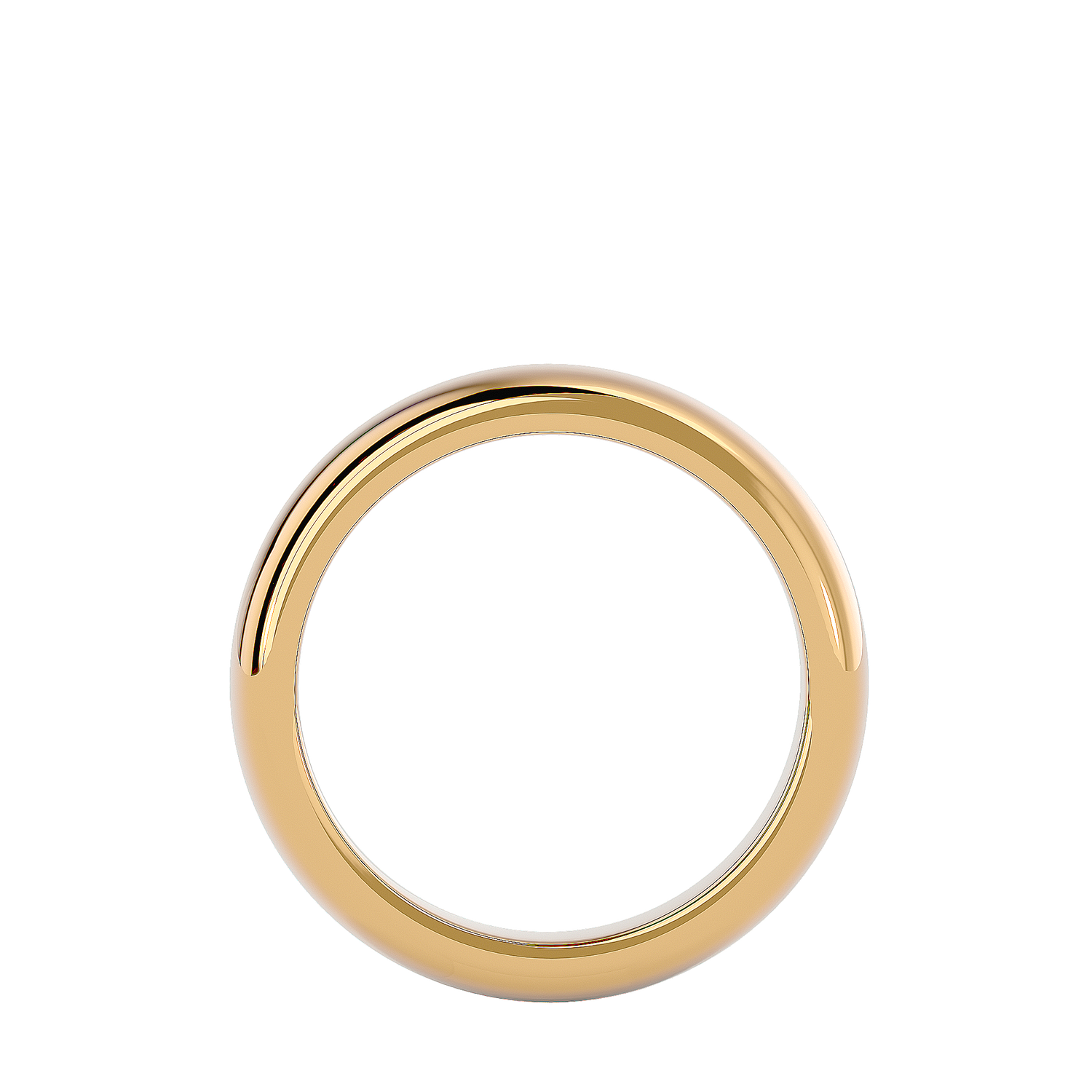 HOH Hanson Solid Gold  Mens Wedding Band