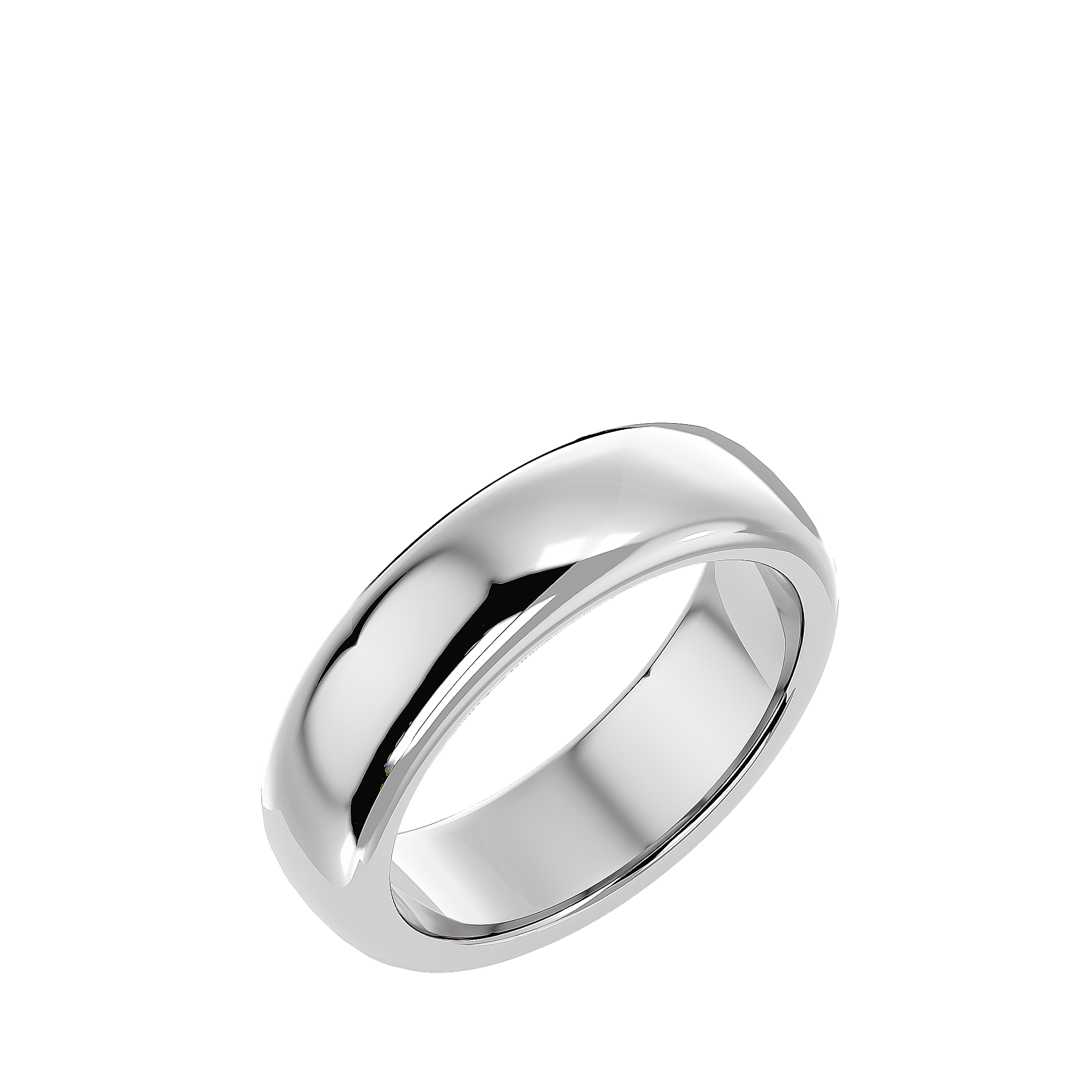 HOH Hanson Solid Gold Mens Wedding Band