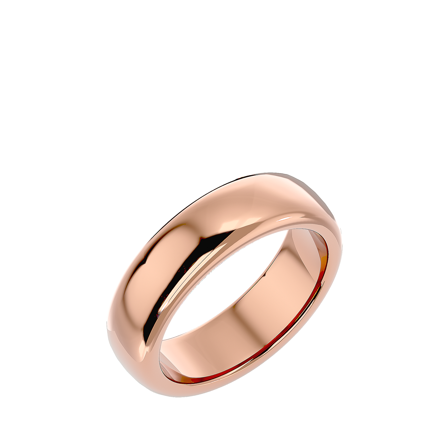 HOH Hanson Solid Gold  Mens Wedding Band