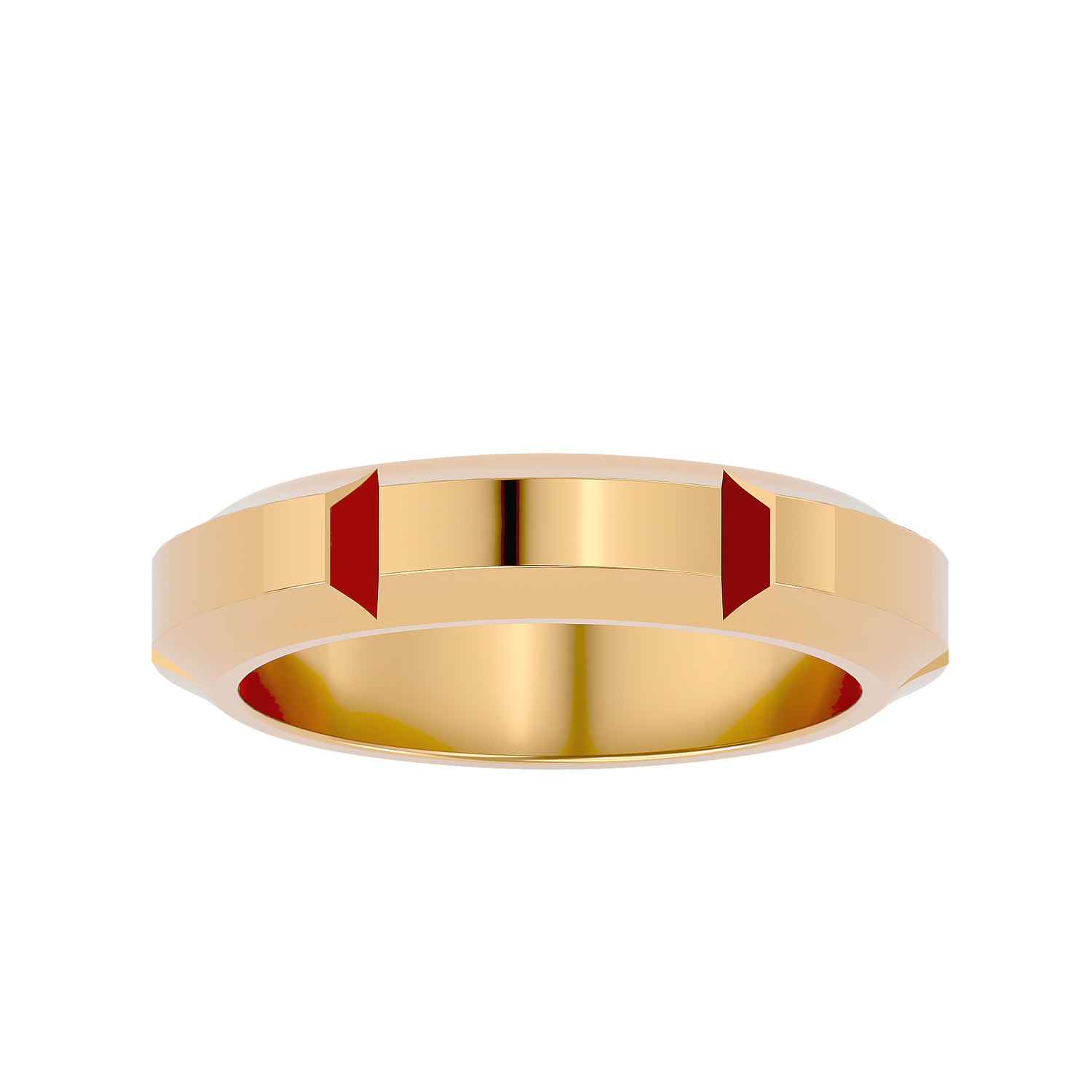 HOH Harris Solid Gold  Mens Wedding Band