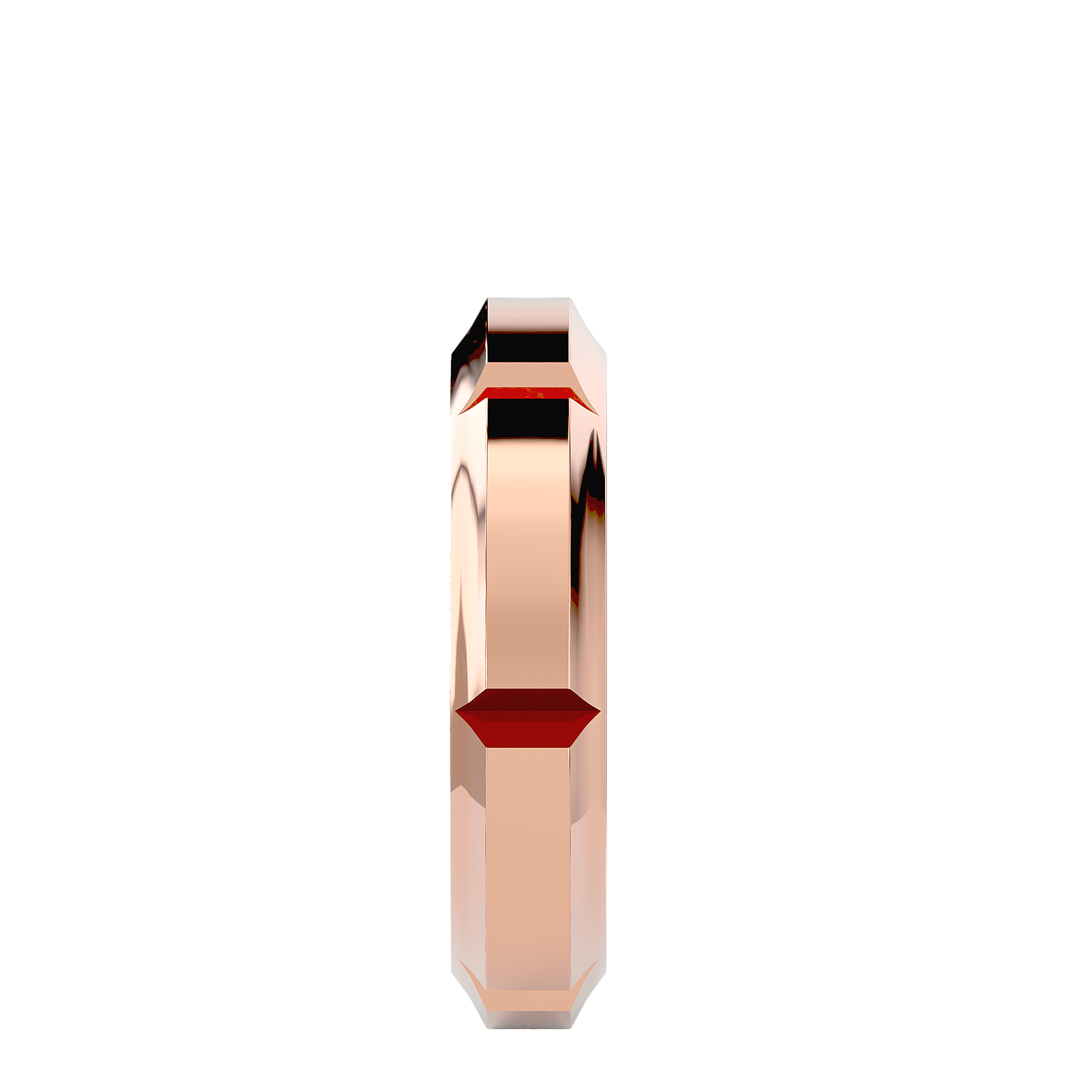 HOH Harris Solid Gold Mens Wedding Band