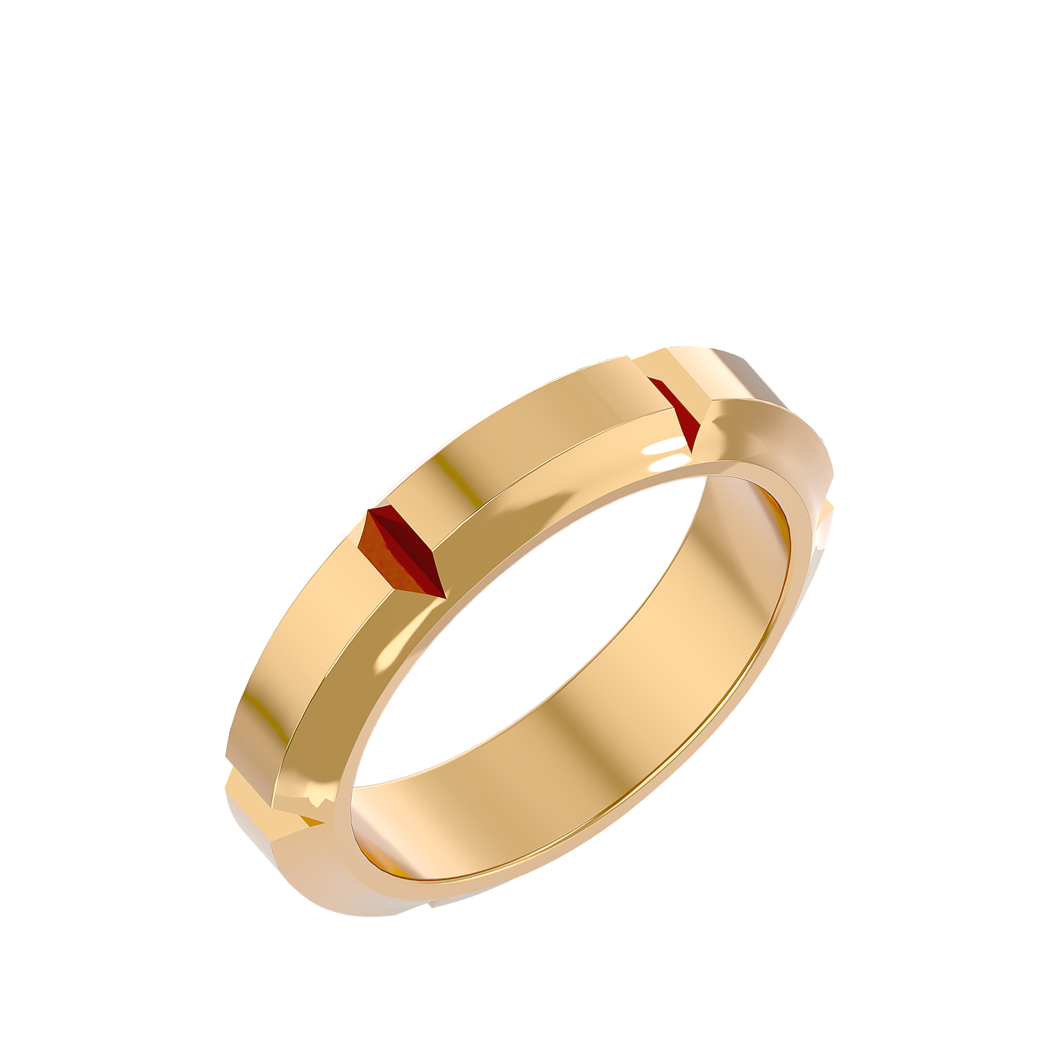 HOH Harris Solid Gold  Mens Wedding Band