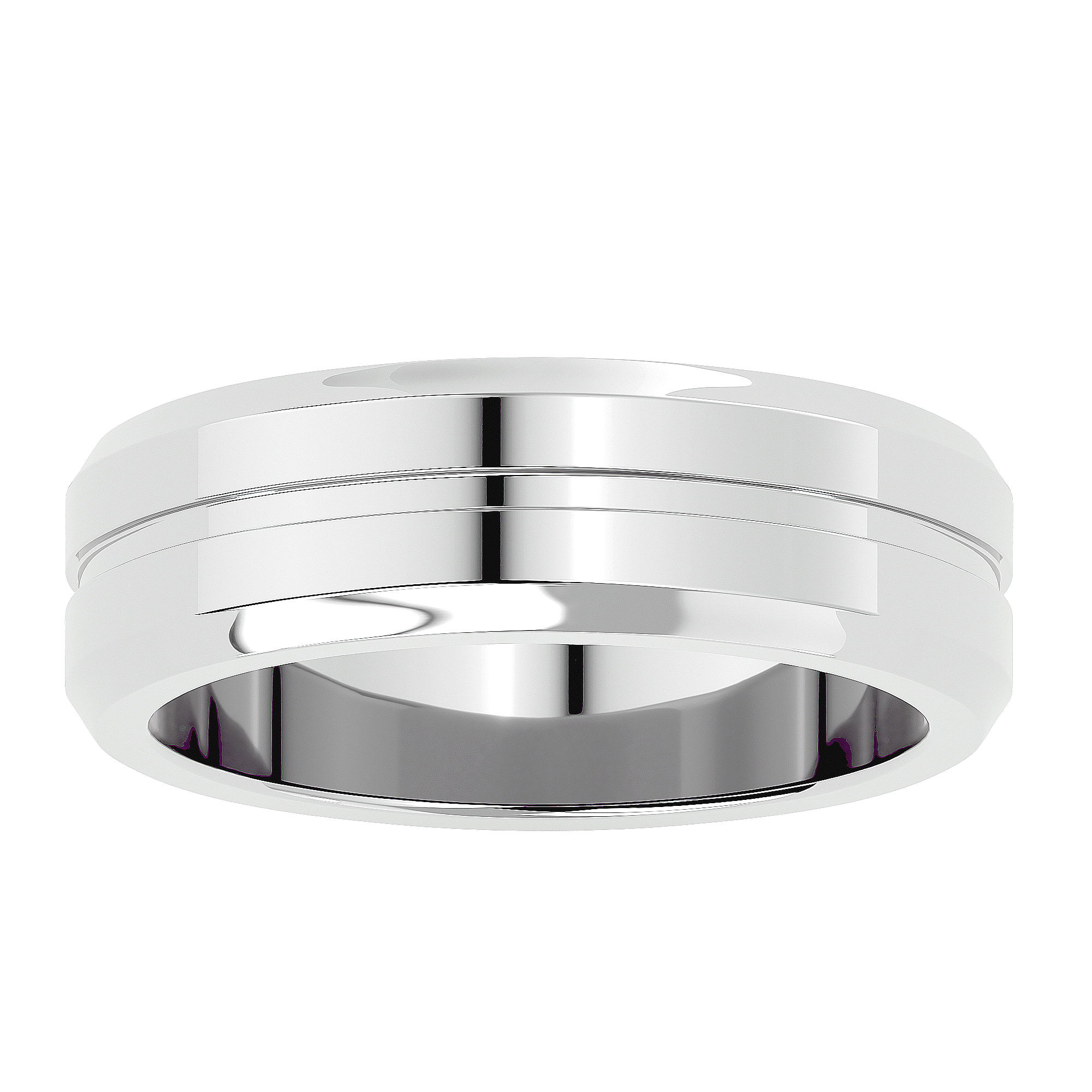 HOH Horace Solid Gold Mens Wedding Band