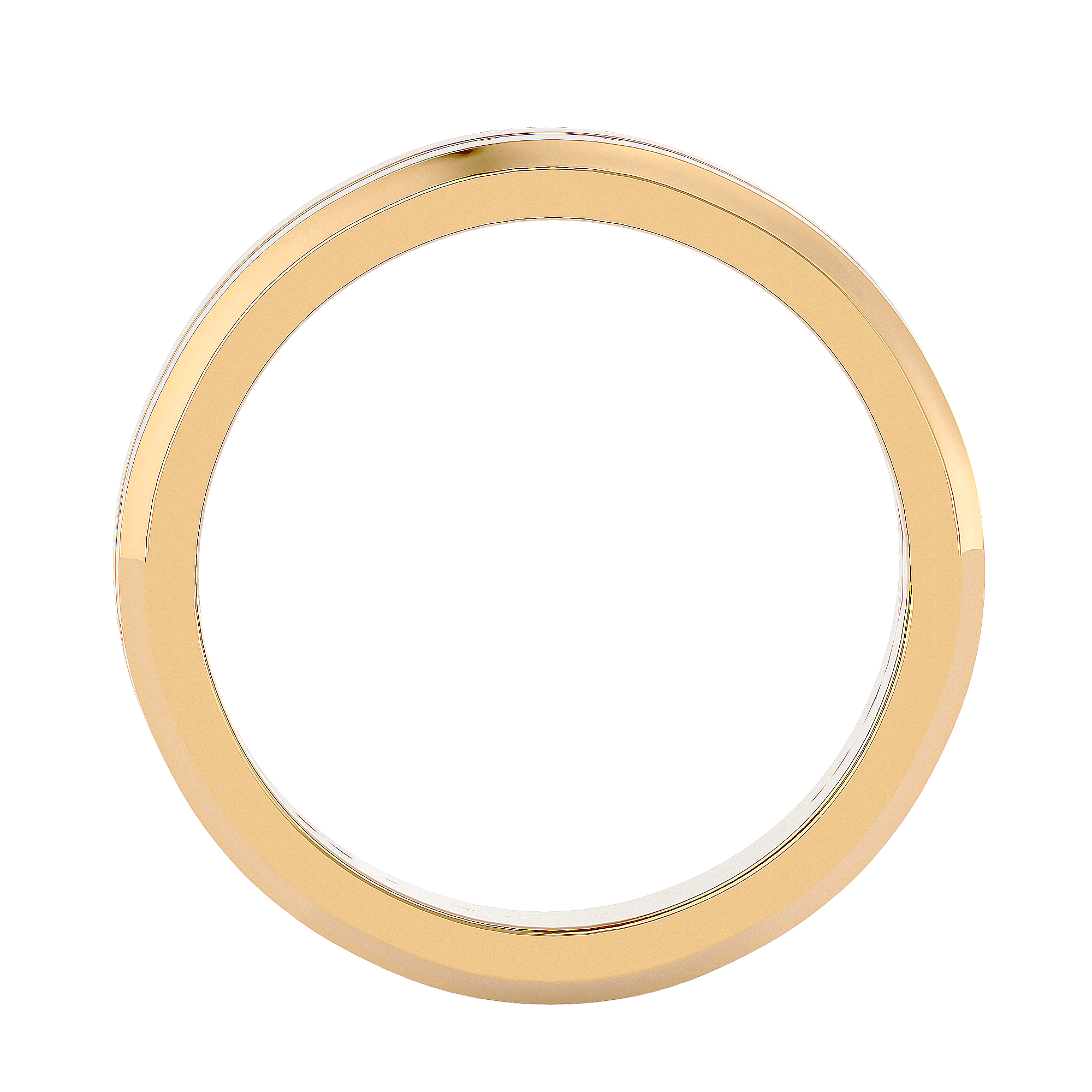 HOH Horace Solid Gold Mens Wedding Band