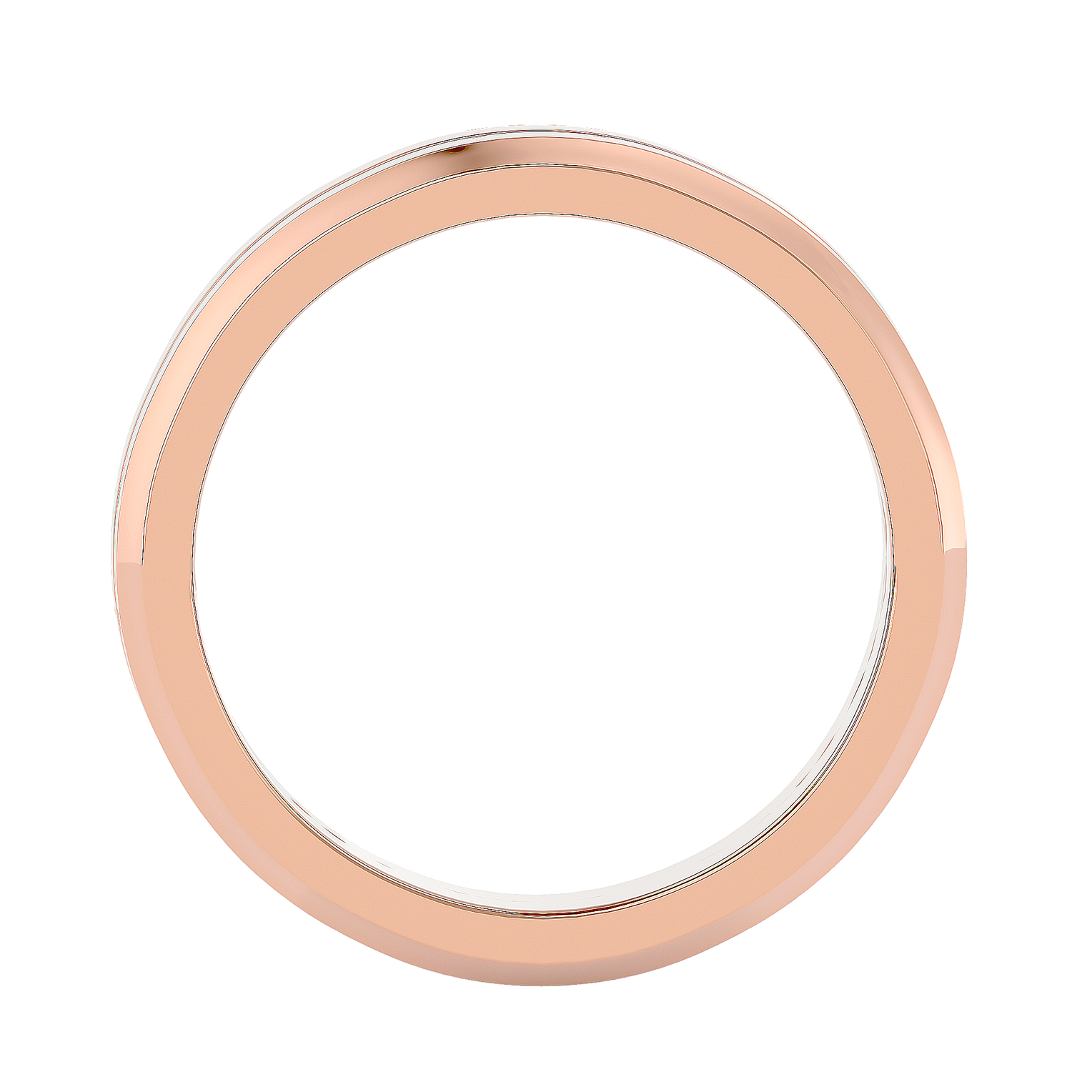 HOH Horace Solid Gold  Mens Wedding Band