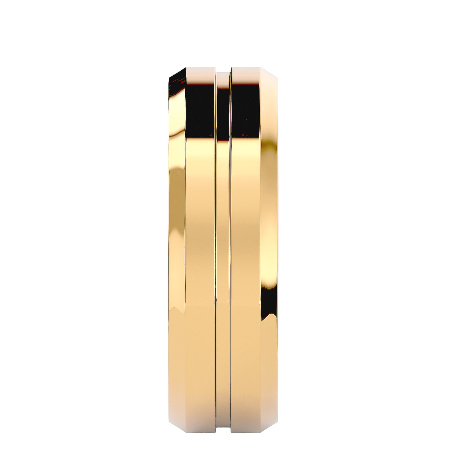 HOH Horace Solid Gold  Mens Wedding Band