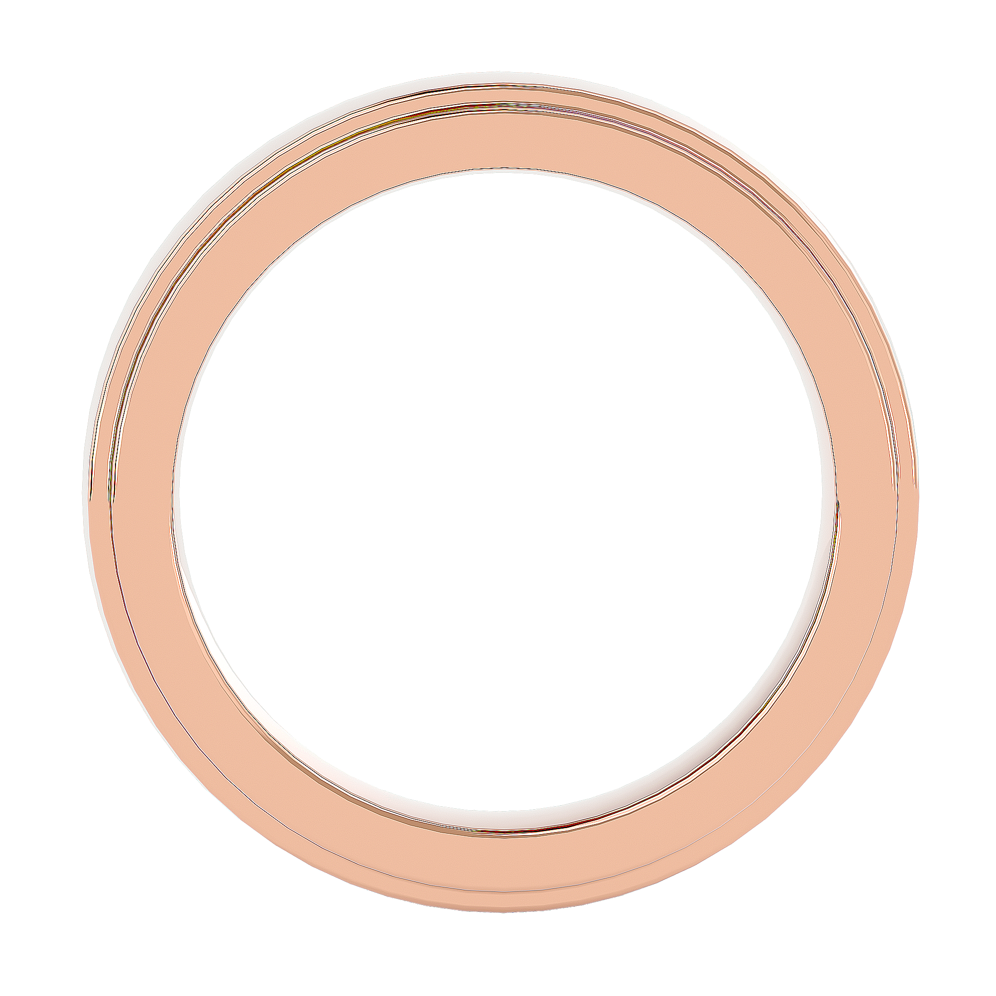 HOH Hugo Solid Gold Mens Wedding Band
