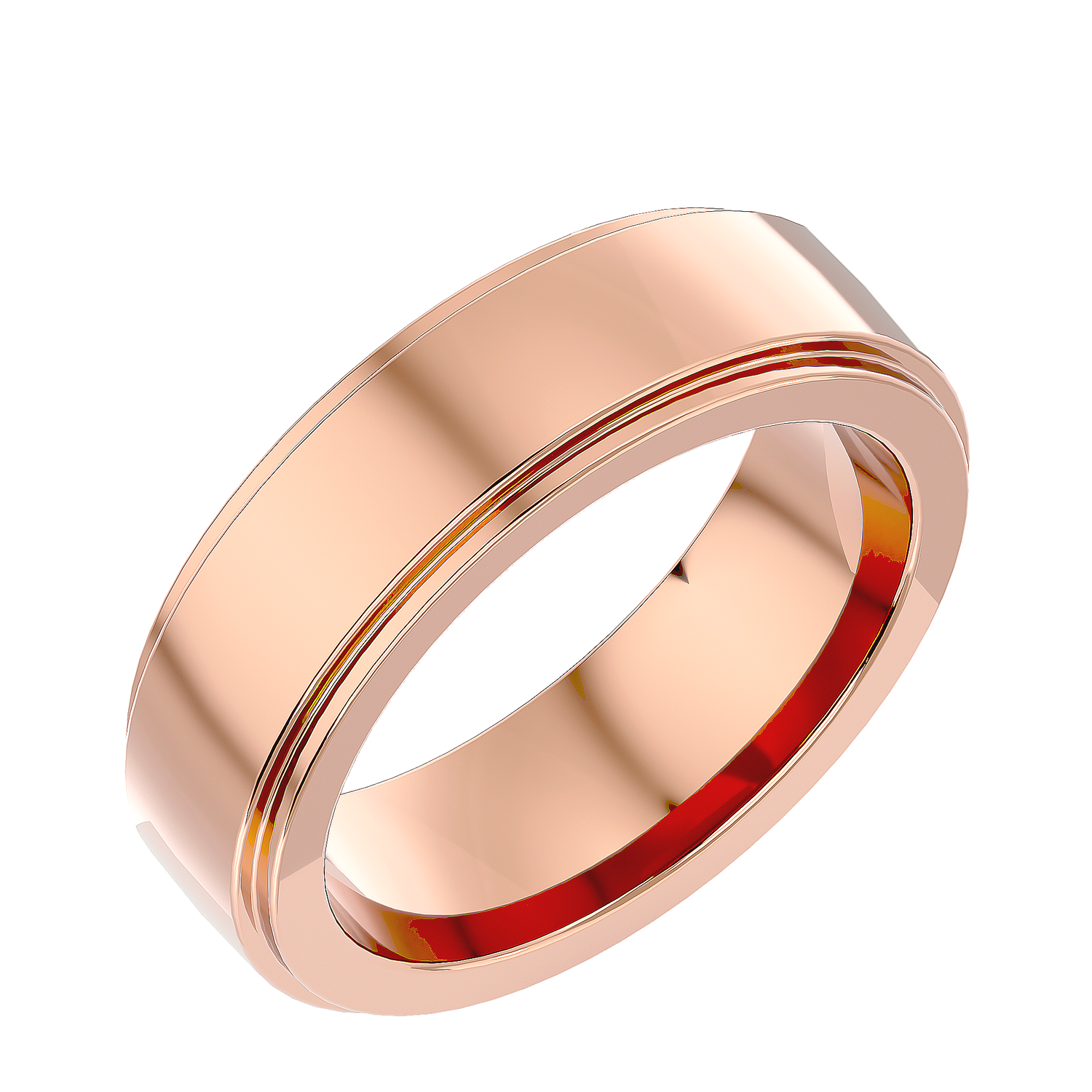 HOH Hugo Solid Gold  Mens Wedding Band