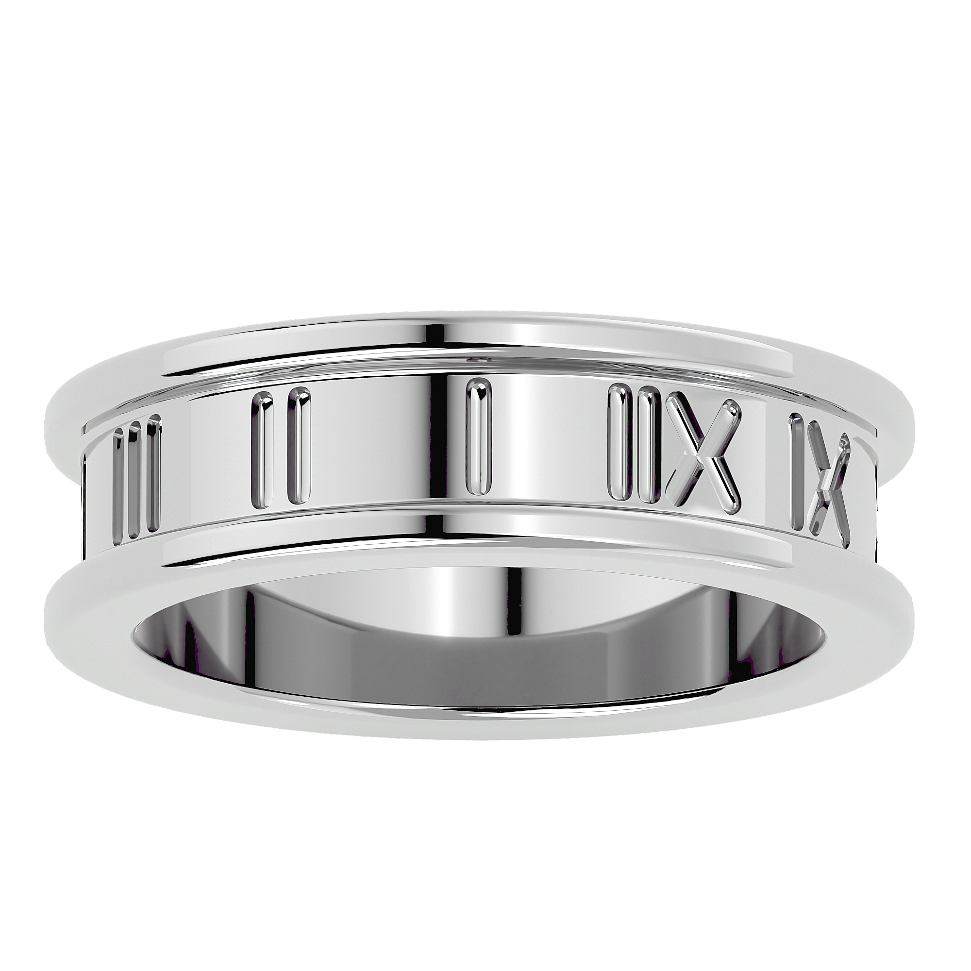 HOH Elias Solid Gold Mens Wedding Band