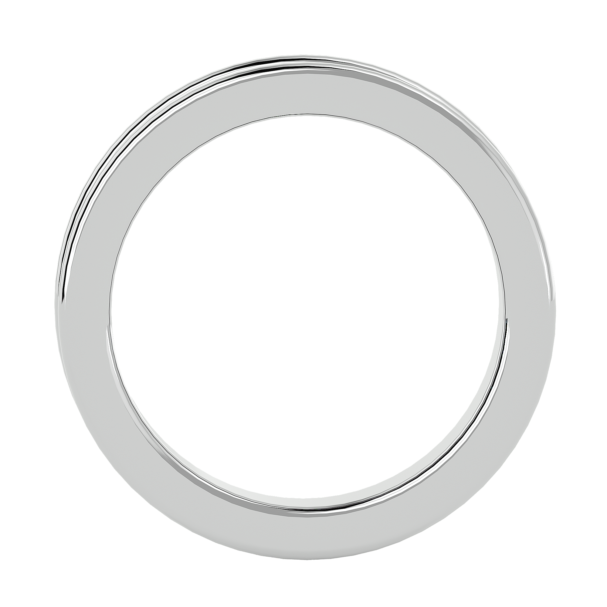 HOH Elias Solid Gold Mens Wedding Band