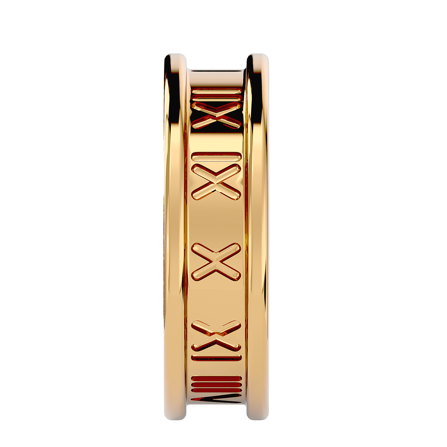 HOH Elias Solid Gold  Mens Wedding Band