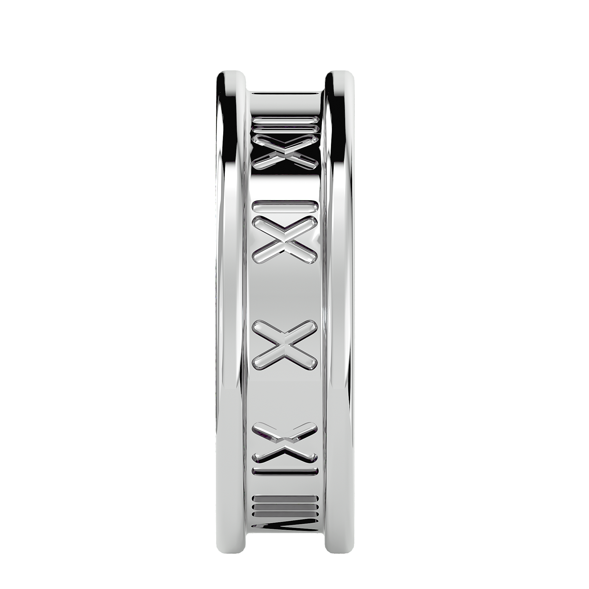 HOH Elias Solid Gold Mens Wedding Band