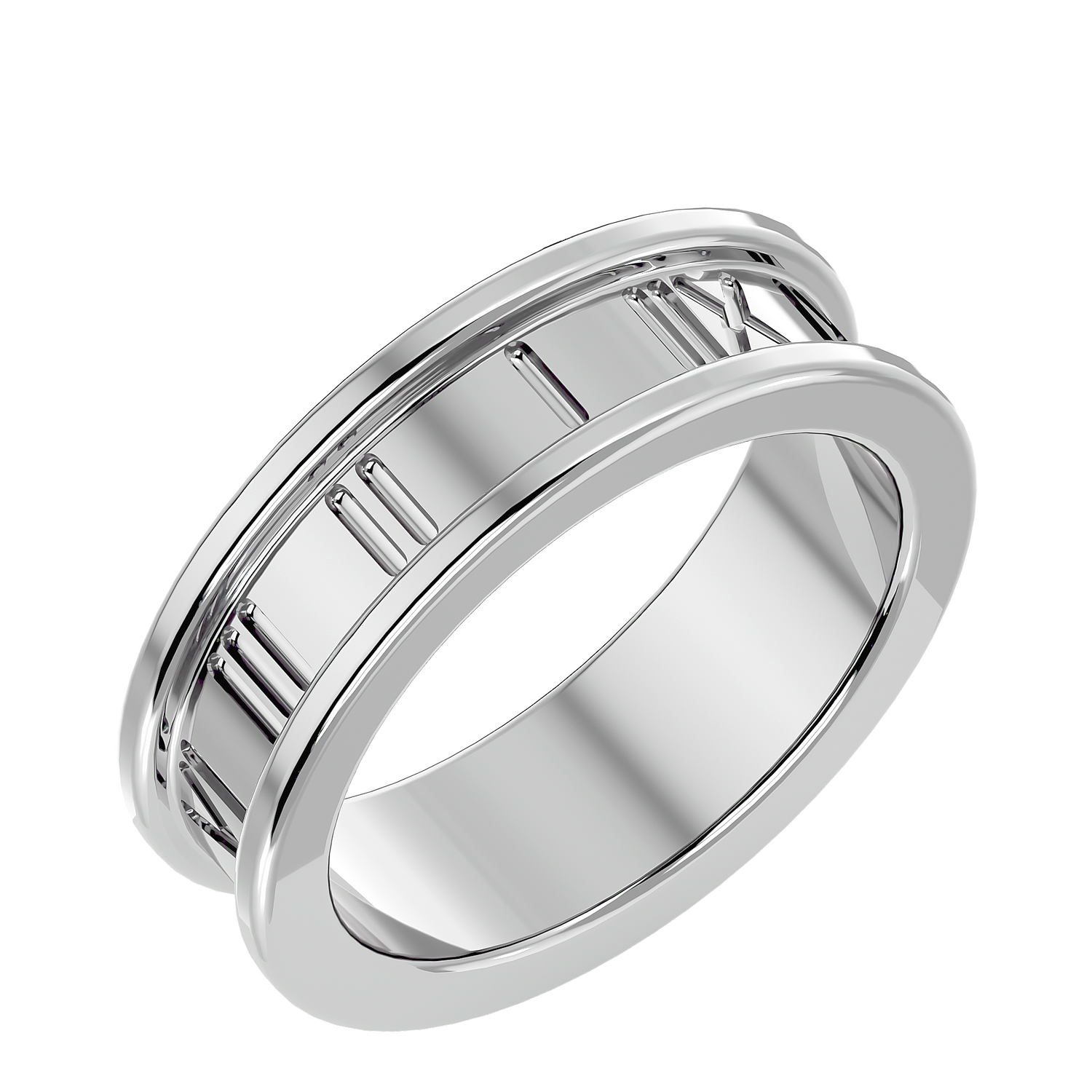 HOH Elias Solid Gold  Mens Wedding Band