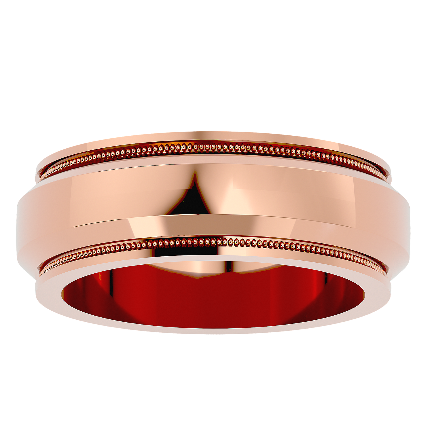 HOH Daniel Solid Gold  Mens Wedding Band