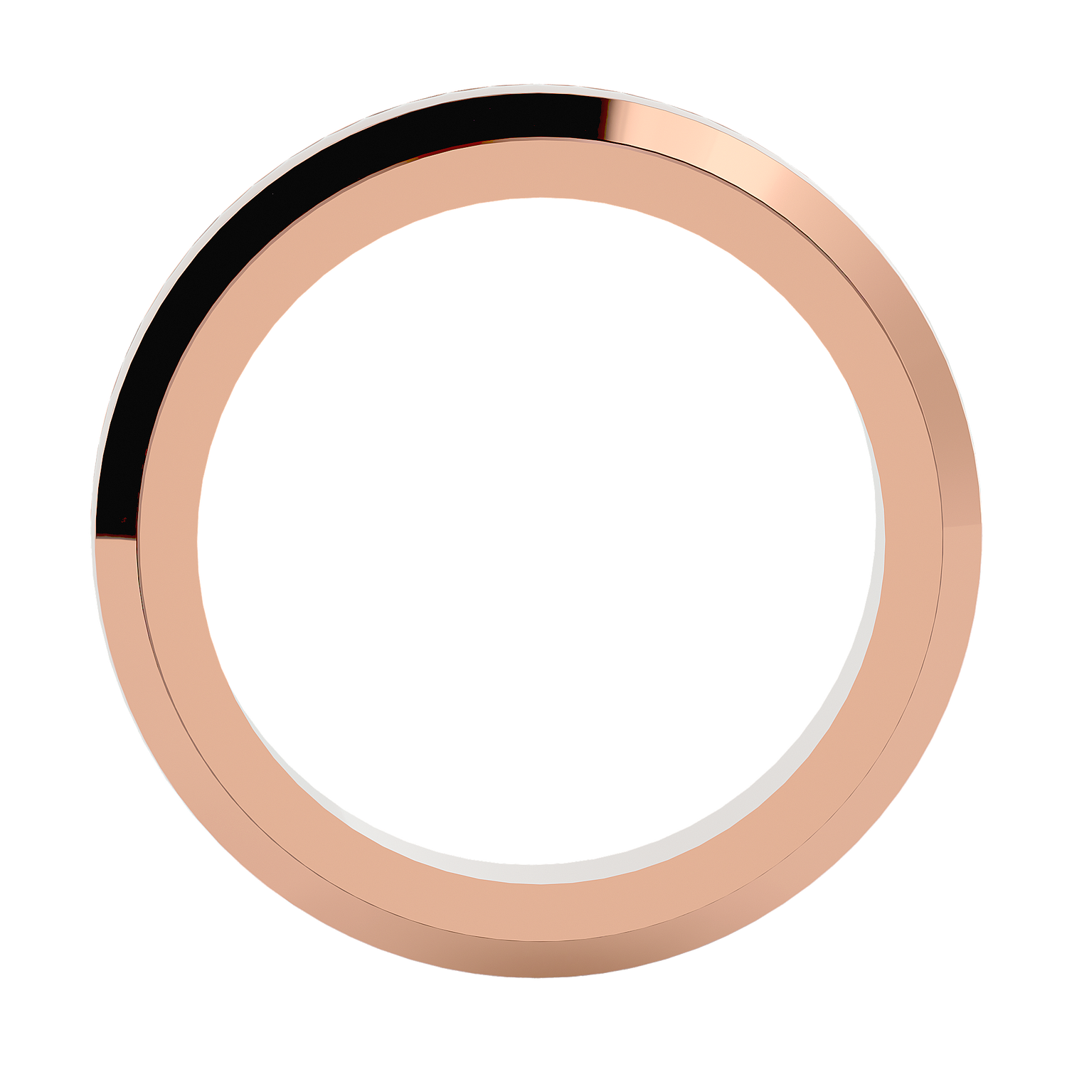 HOH Daniel Solid Gold  Mens Wedding Band