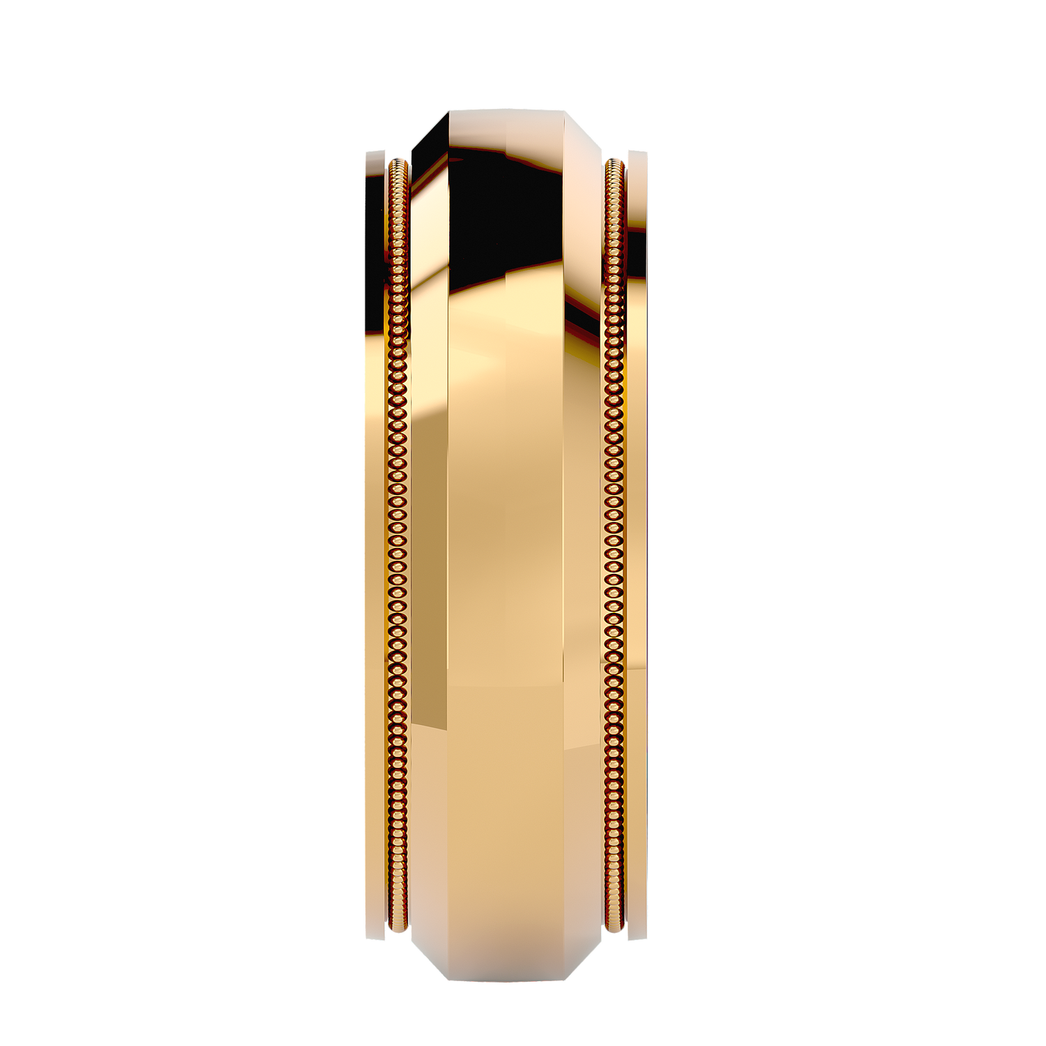 HOH Daniel Solid Gold  Mens Wedding Band