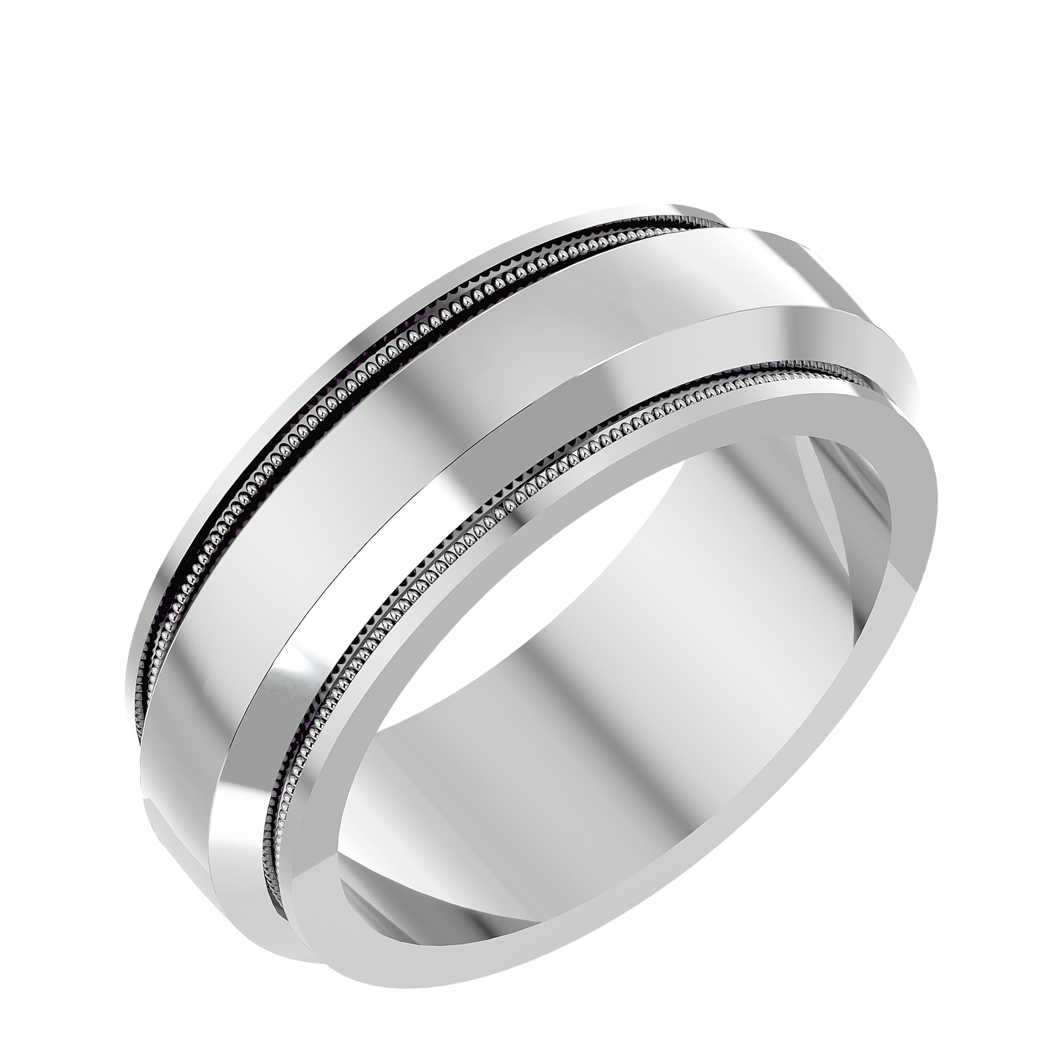 HOH Daniel Solid Gold  Mens Wedding Band