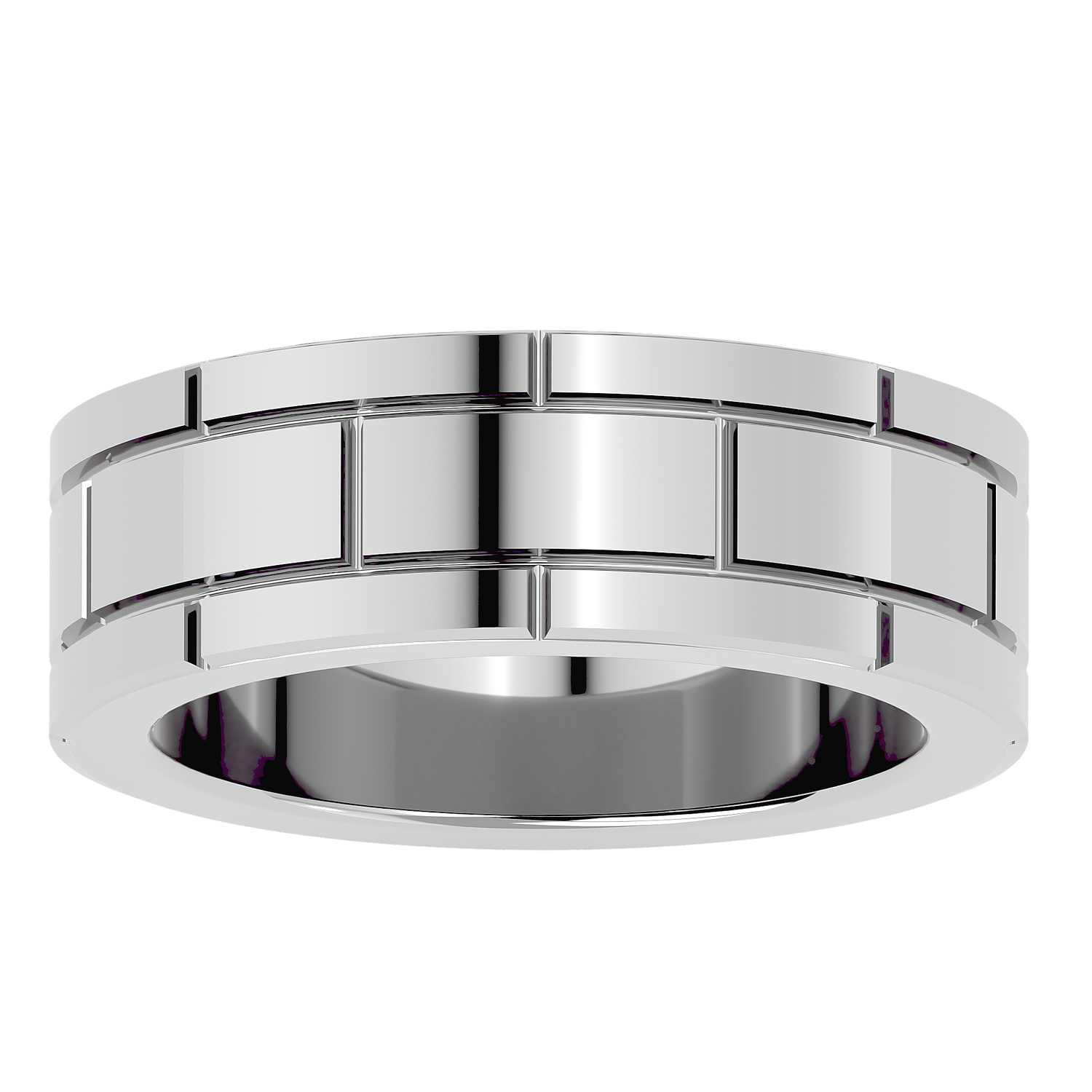 HOH Gabriel Solid Gold  Mens Wedding Band