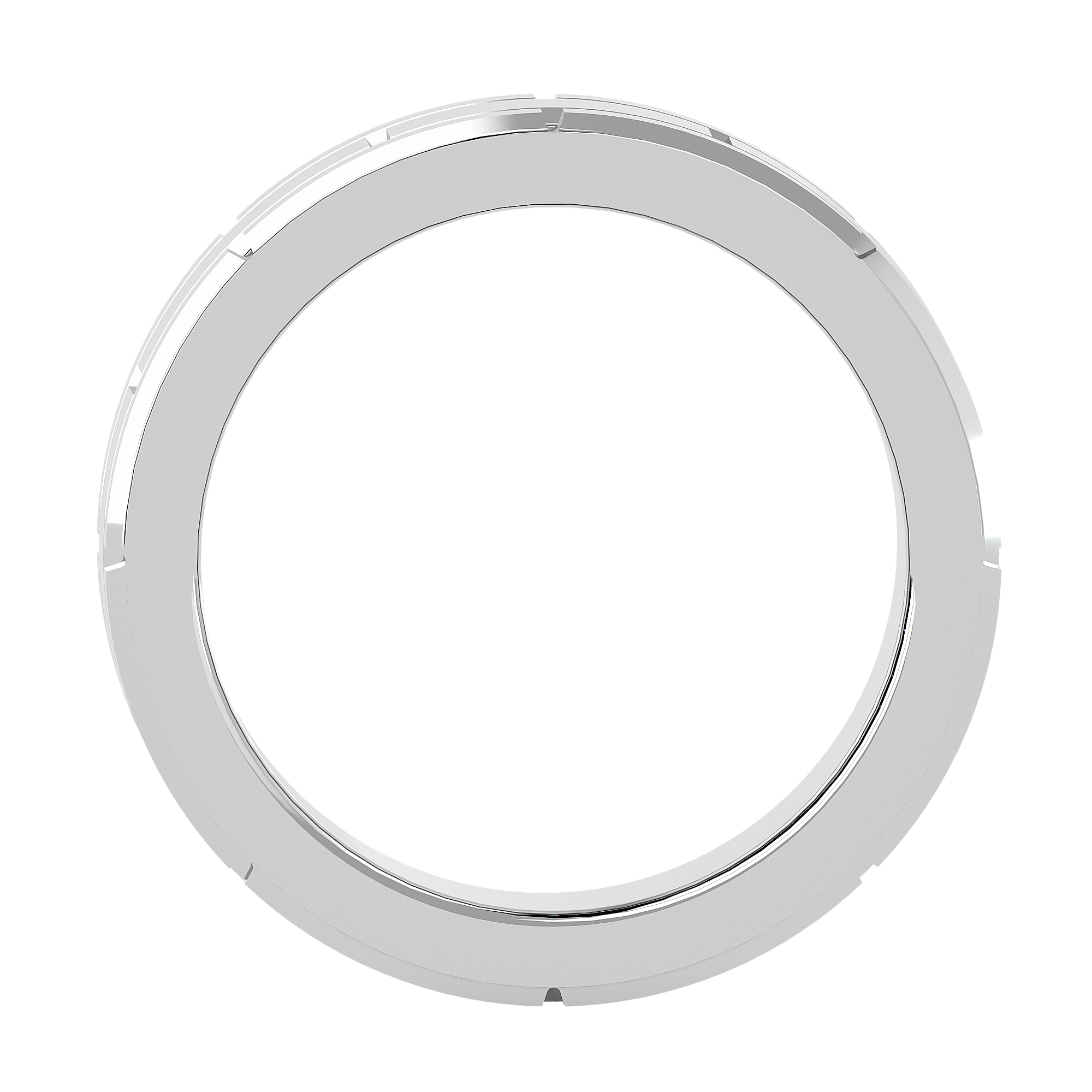 HOH Gabriel Solid Gold Mens Wedding Band